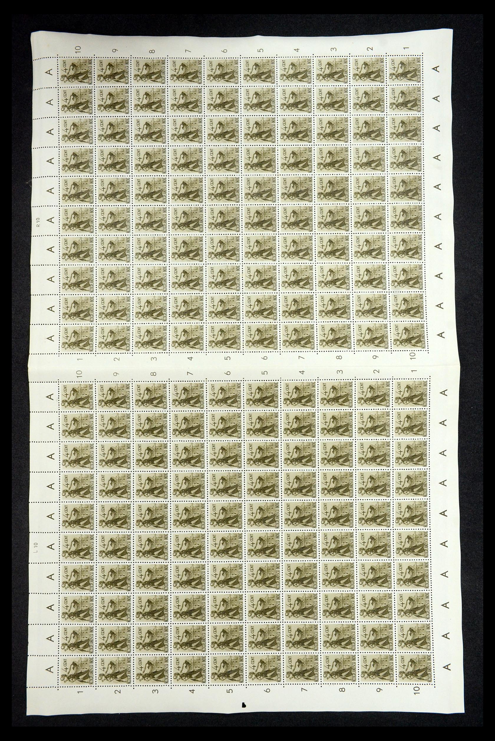 13135 003 - Stamp Collection 13135 Netherlands Indies 1941-1945.