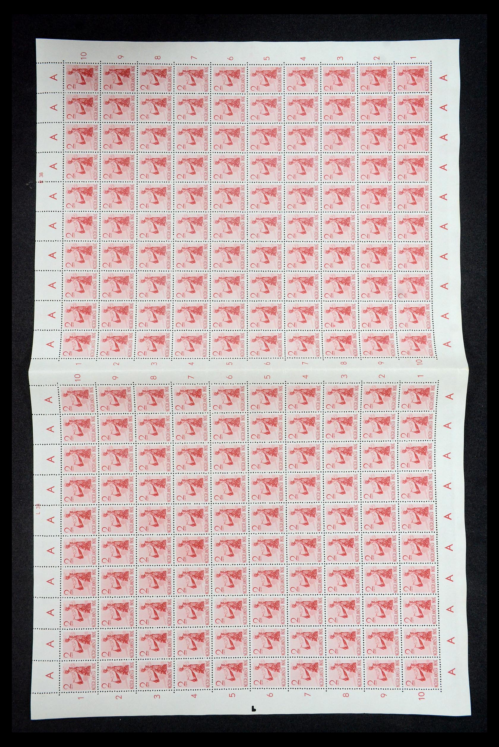 13135 006 - Postzegelverzameling 13135 Nederlands Indië 1941-1945