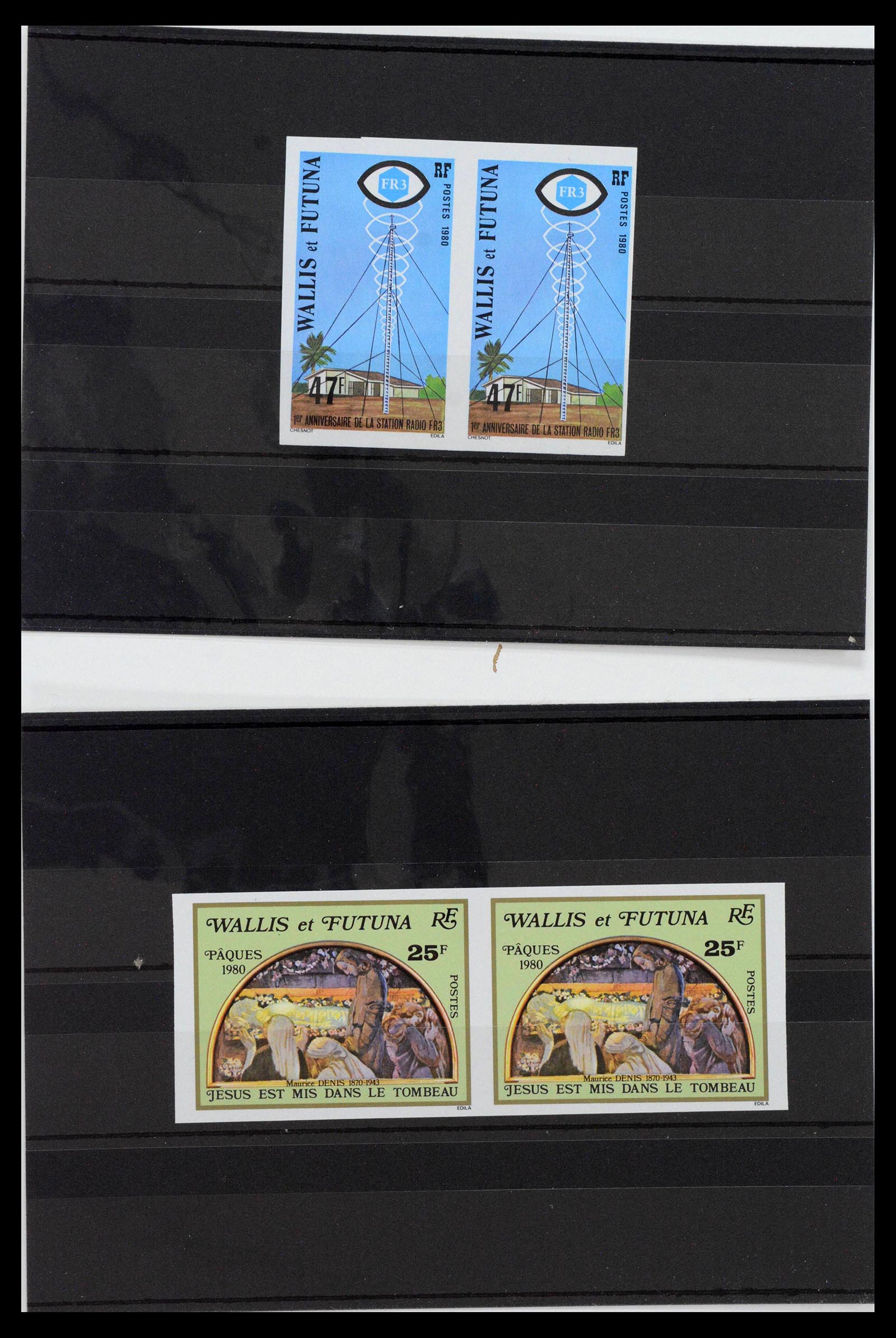 13139 0004 - Postzegelverzameling 13139 Wallis et Futuna ongetand 1977-1997,