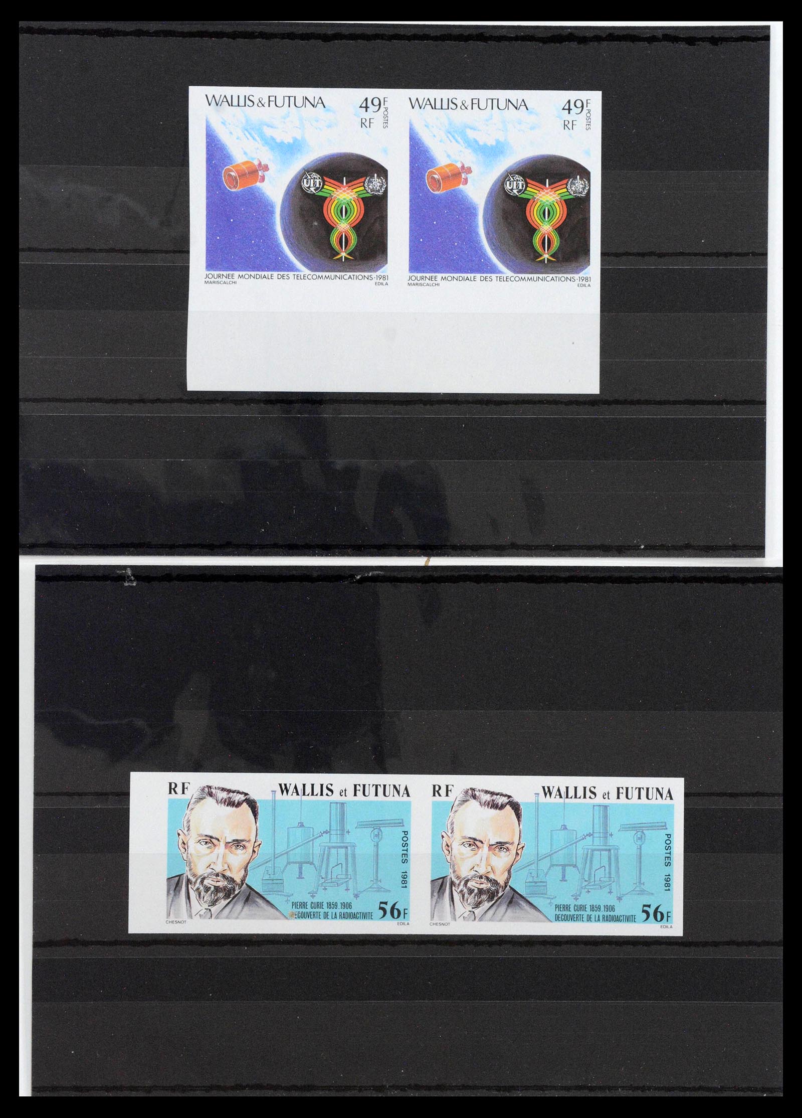 13139 0005 - Postzegelverzameling 13139 Wallis et Futuna ongetand 1977-1997,