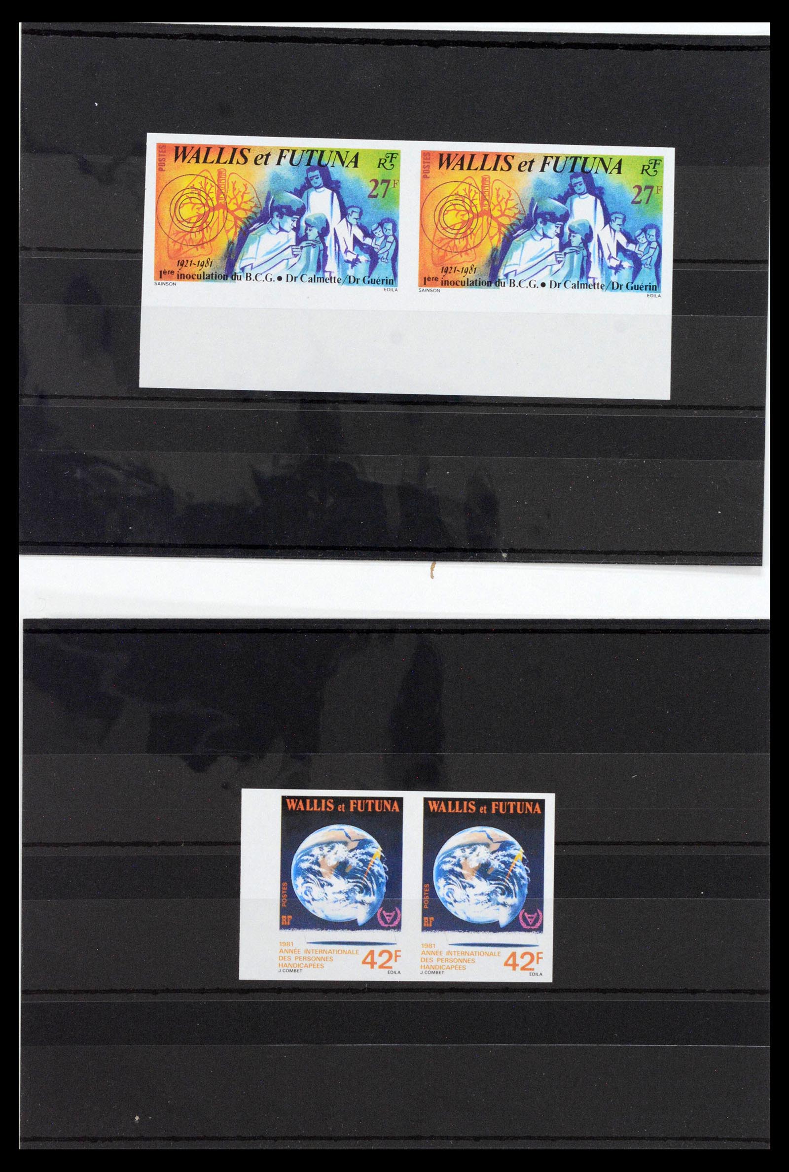 13139 0006 - Postzegelverzameling 13139 Wallis et Futuna ongetand 1977-1997,