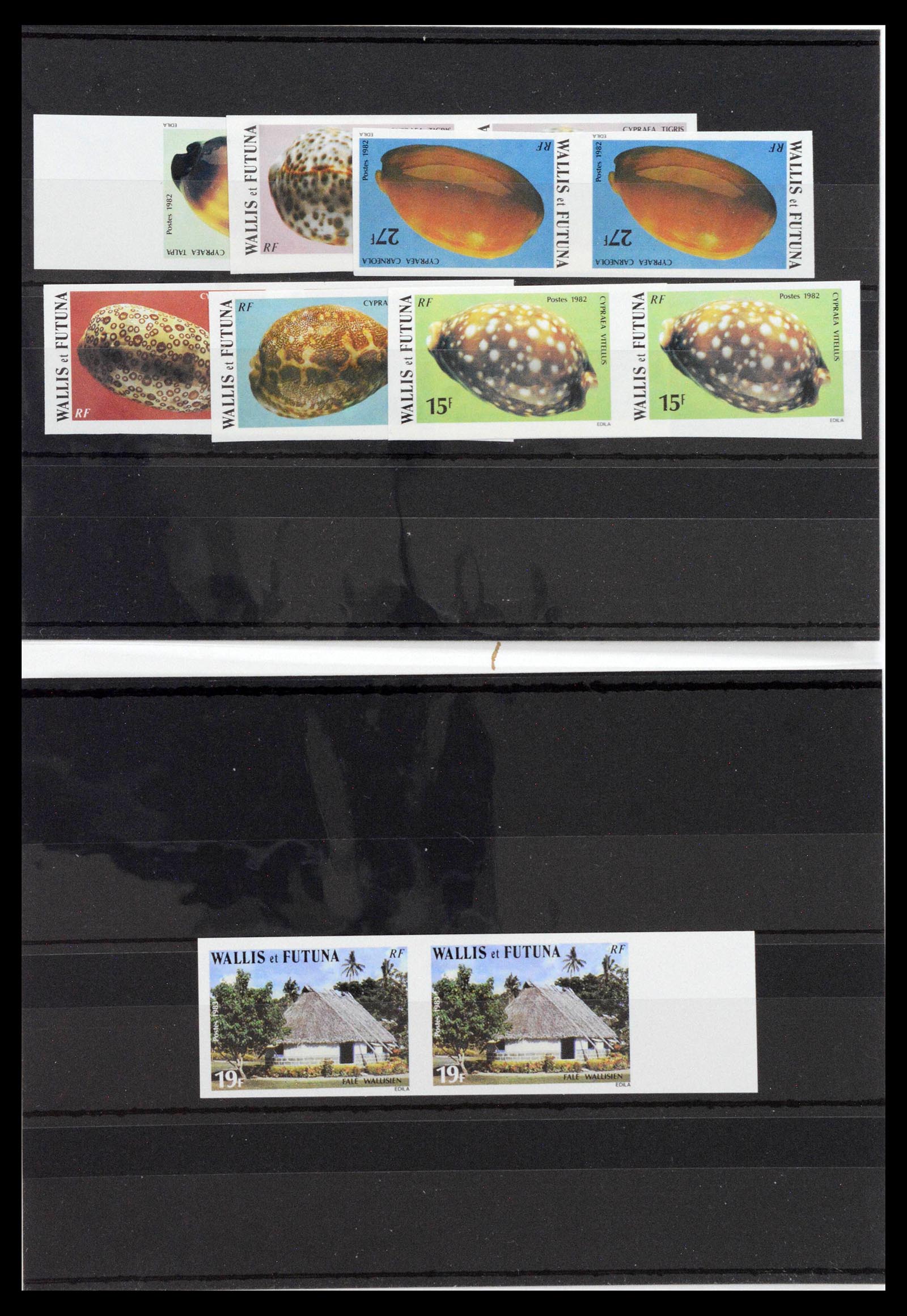13139 0008 - Stamp collection 13139 Wallis et Futuna imperf 1977-1997.