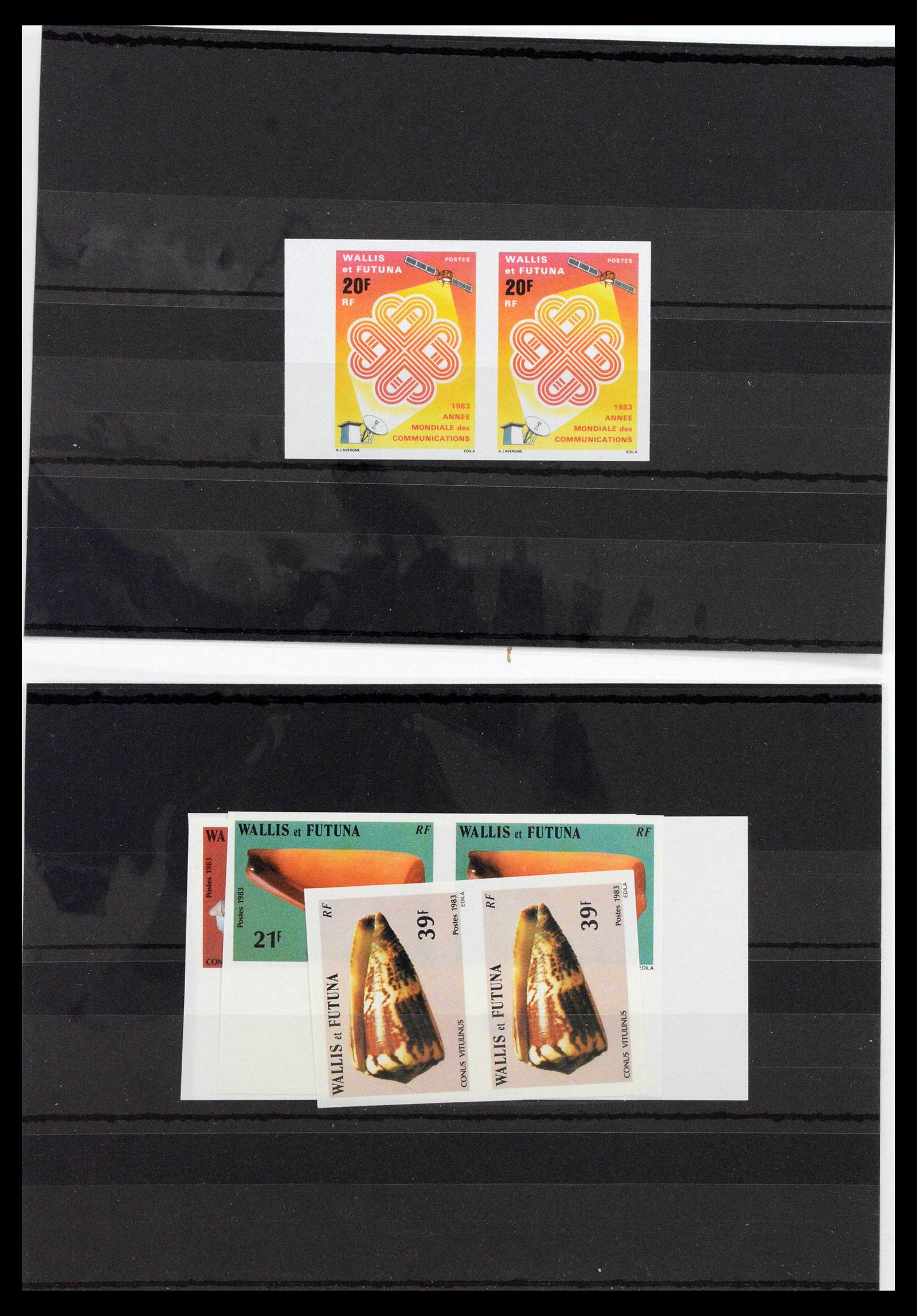 13139 0009 - Postzegelverzameling 13139 Wallis et Futuna ongetand 1977-1997,