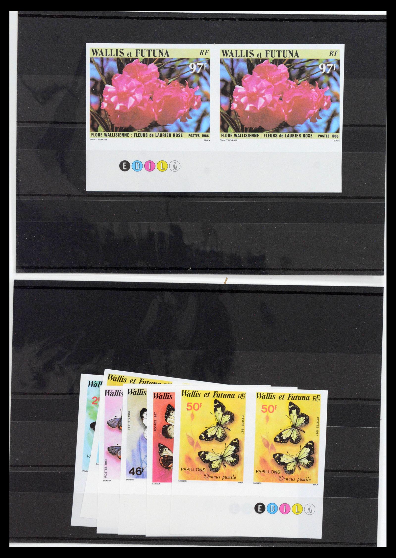 13139 0013 - Postzegelverzameling 13139 Wallis et Futuna ongetand 1977-1997,