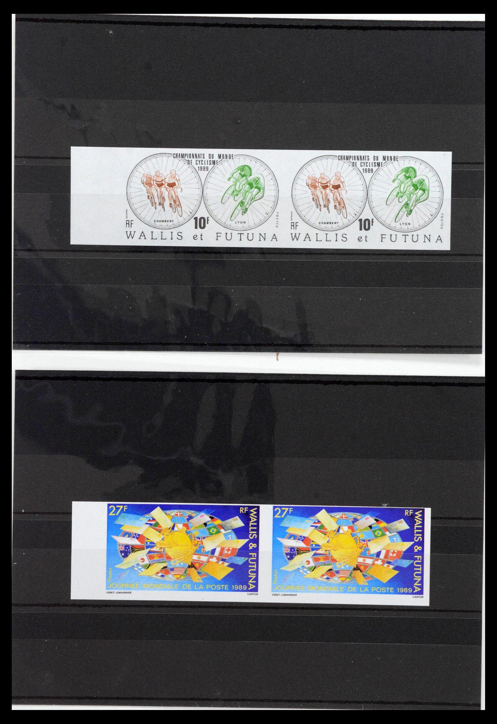 13139 0018 - Postzegelverzameling 13139 Wallis et Futuna ongetand 1977-1997,