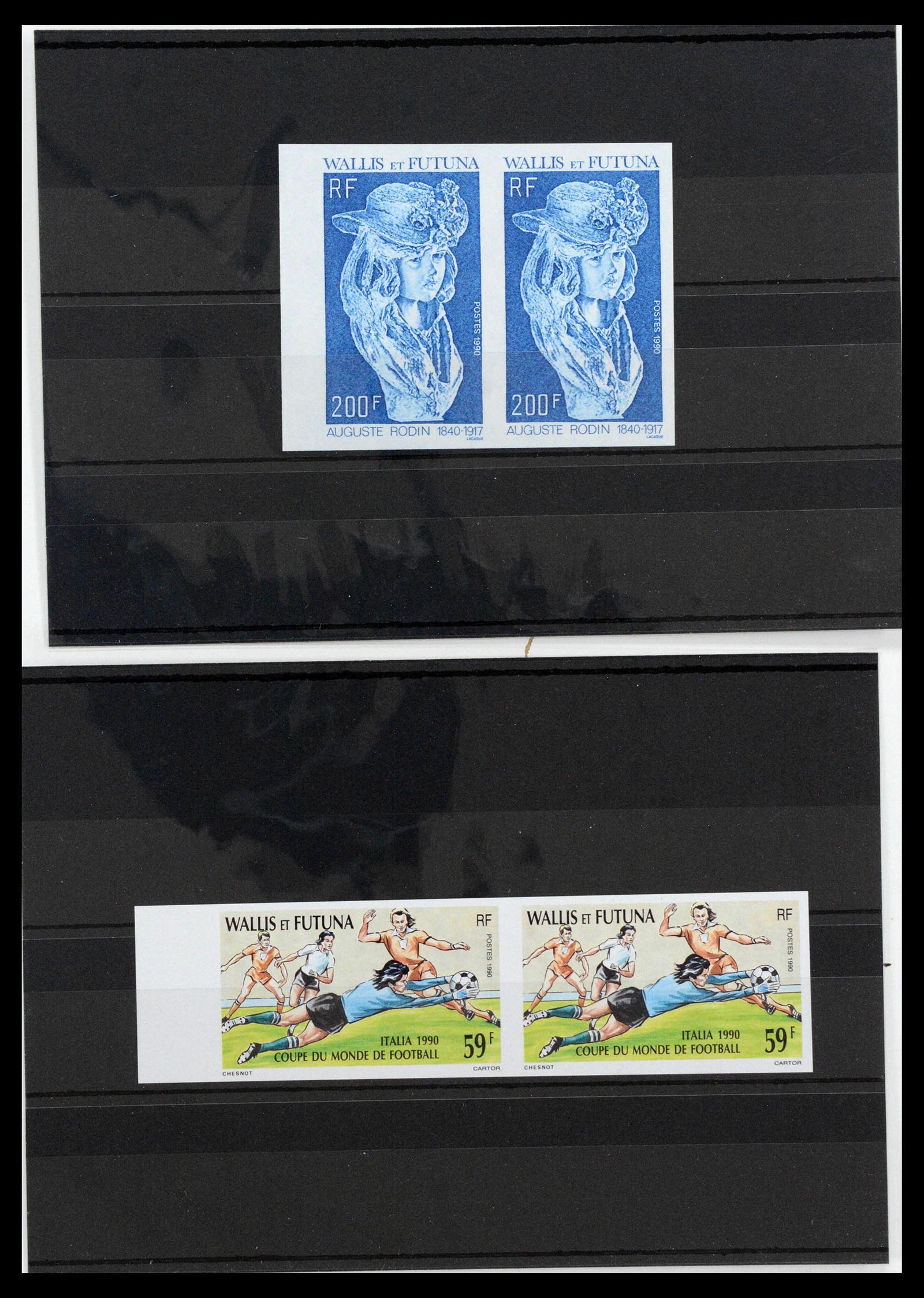 13139 0020 - Postzegelverzameling 13139 Wallis et Futuna ongetand 1977-1997,