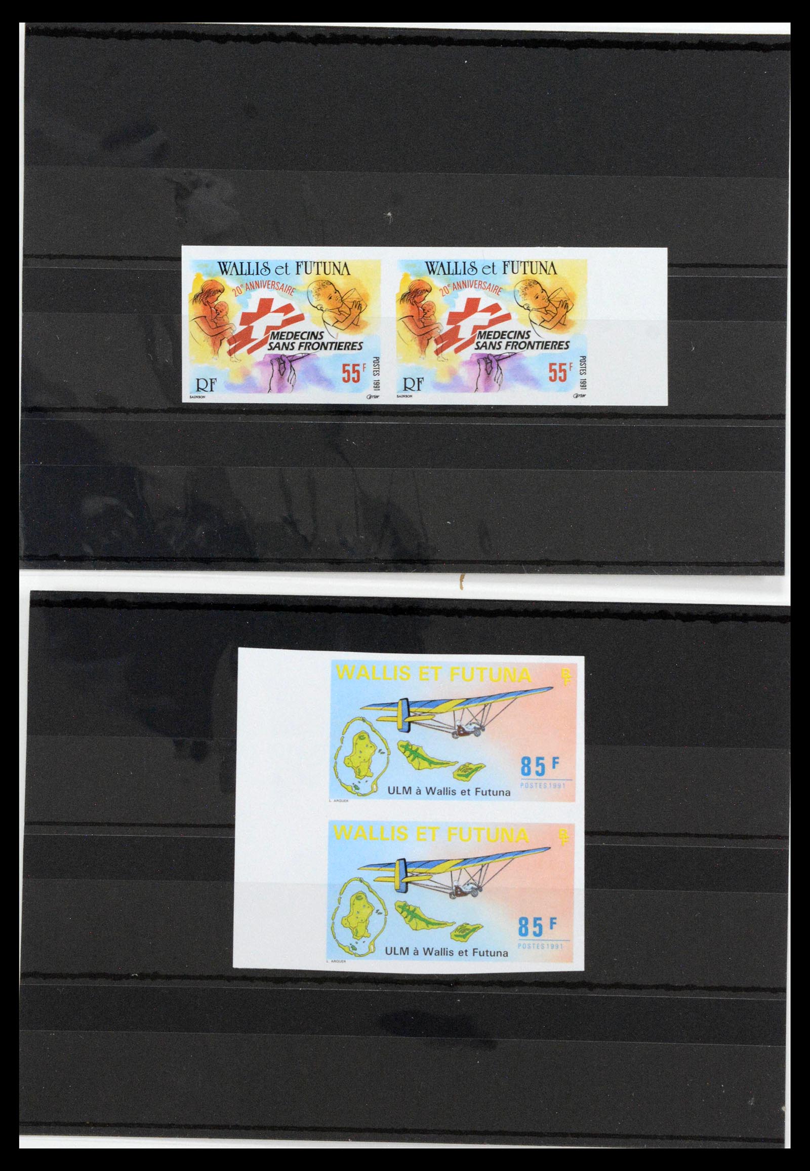 13139 0025 - Postzegelverzameling 13139 Wallis et Futuna ongetand 1977-1997,