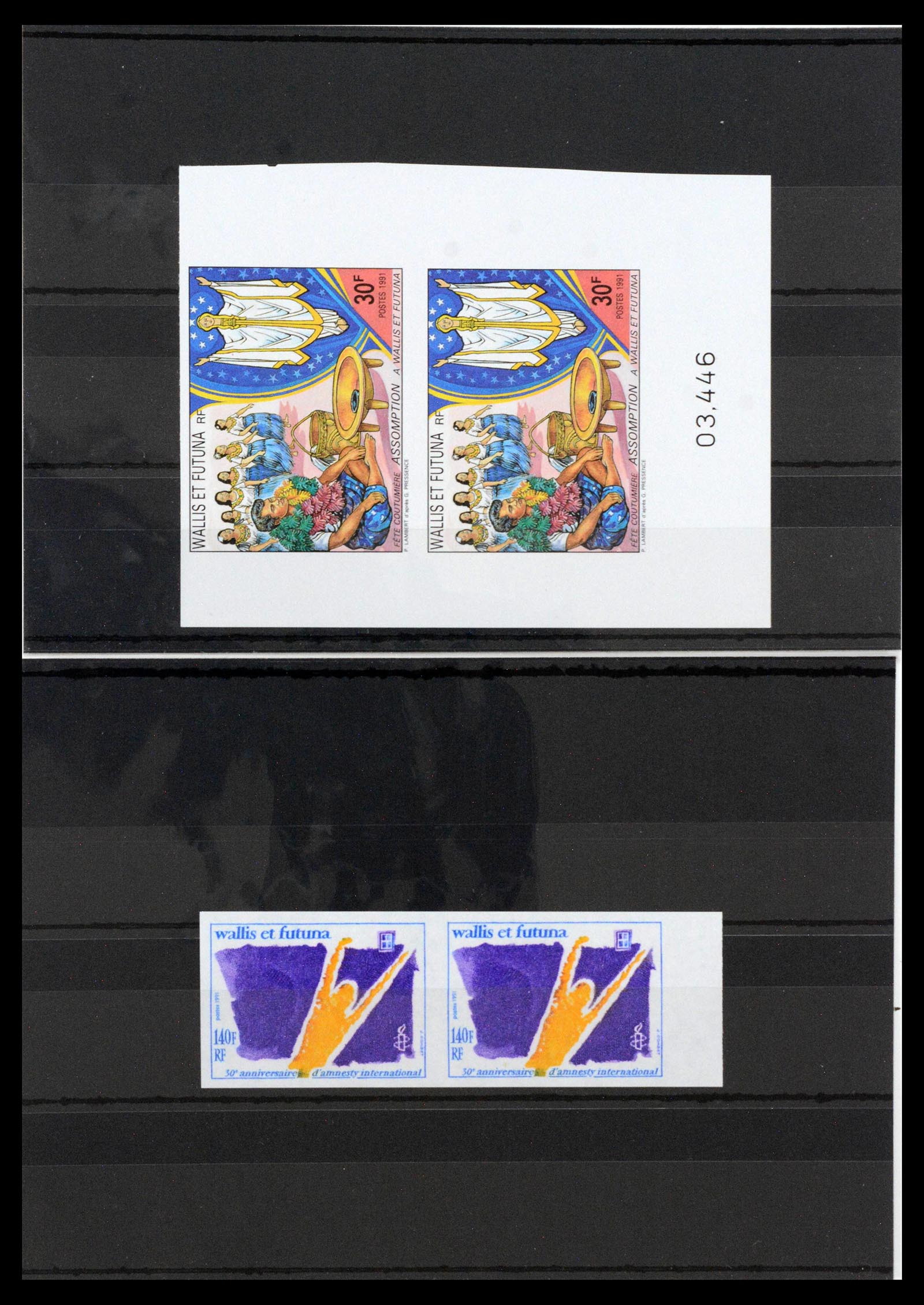 13139 0027 - Postzegelverzameling 13139 Wallis et Futuna ongetand 1977-1997,