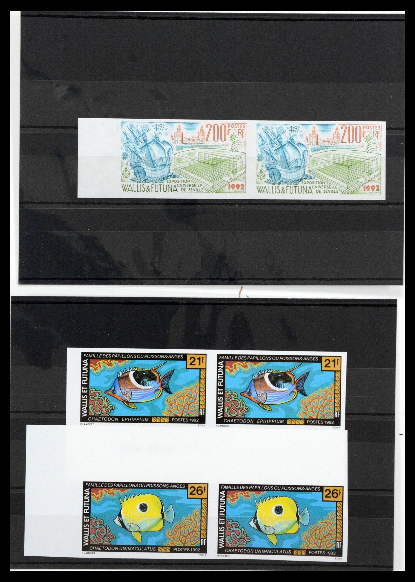 13139 0031 - Postzegelverzameling 13139 Wallis et Futuna ongetand 1977-1997,