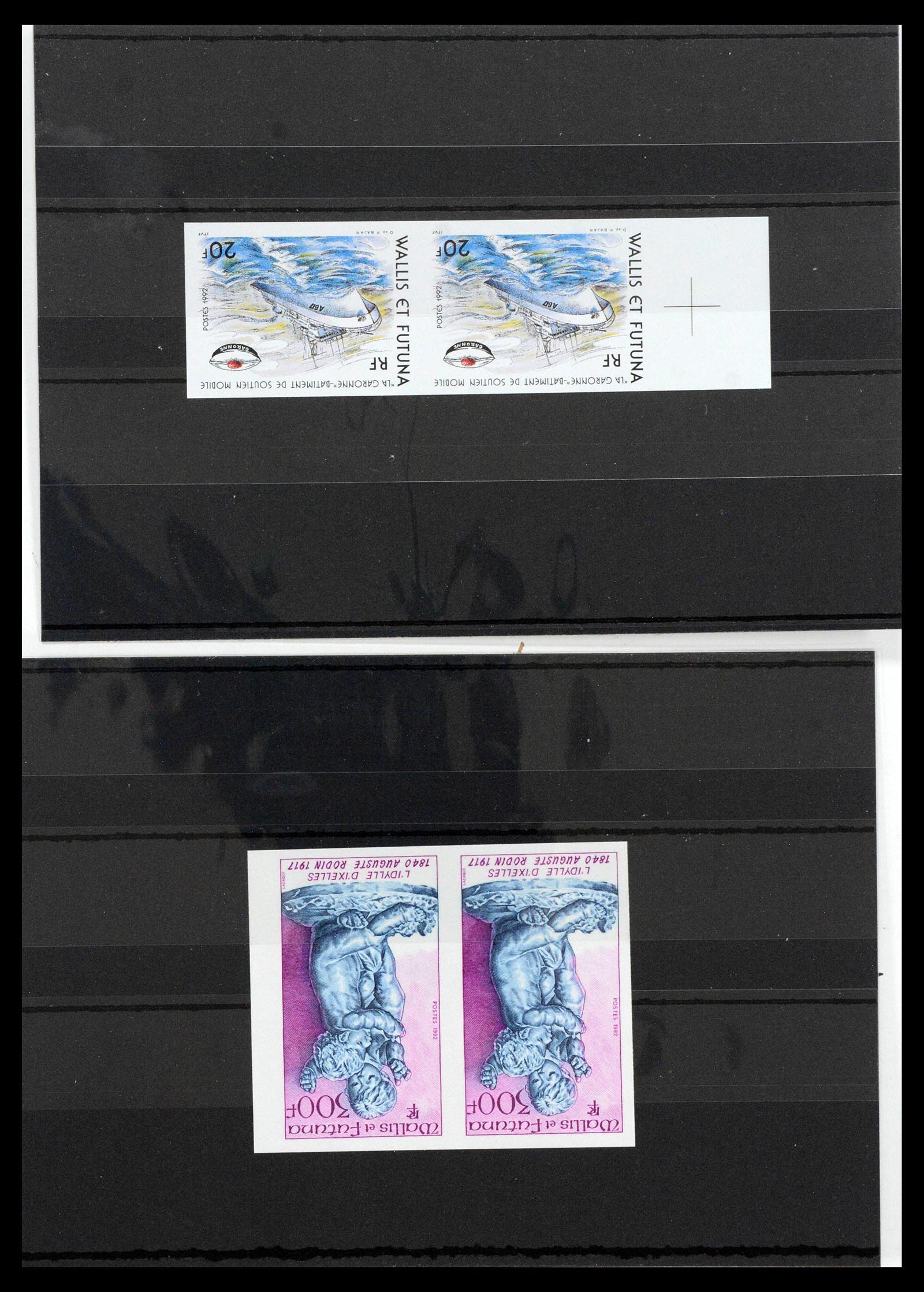 13139 0032 - Postzegelverzameling 13139 Wallis et Futuna ongetand 1977-1997,
