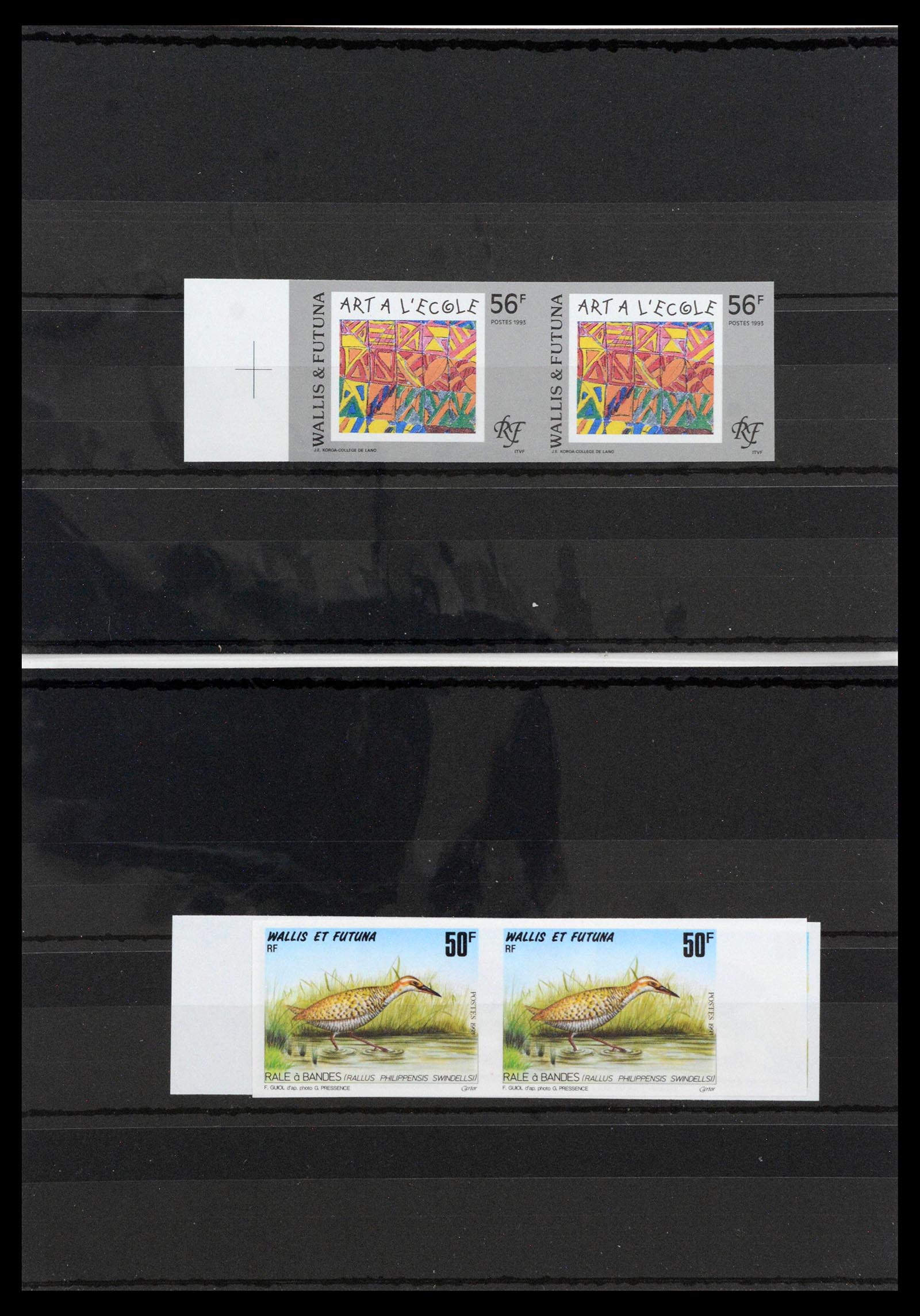 13139 0034 - Postzegelverzameling 13139 Wallis et Futuna ongetand 1977-1997,