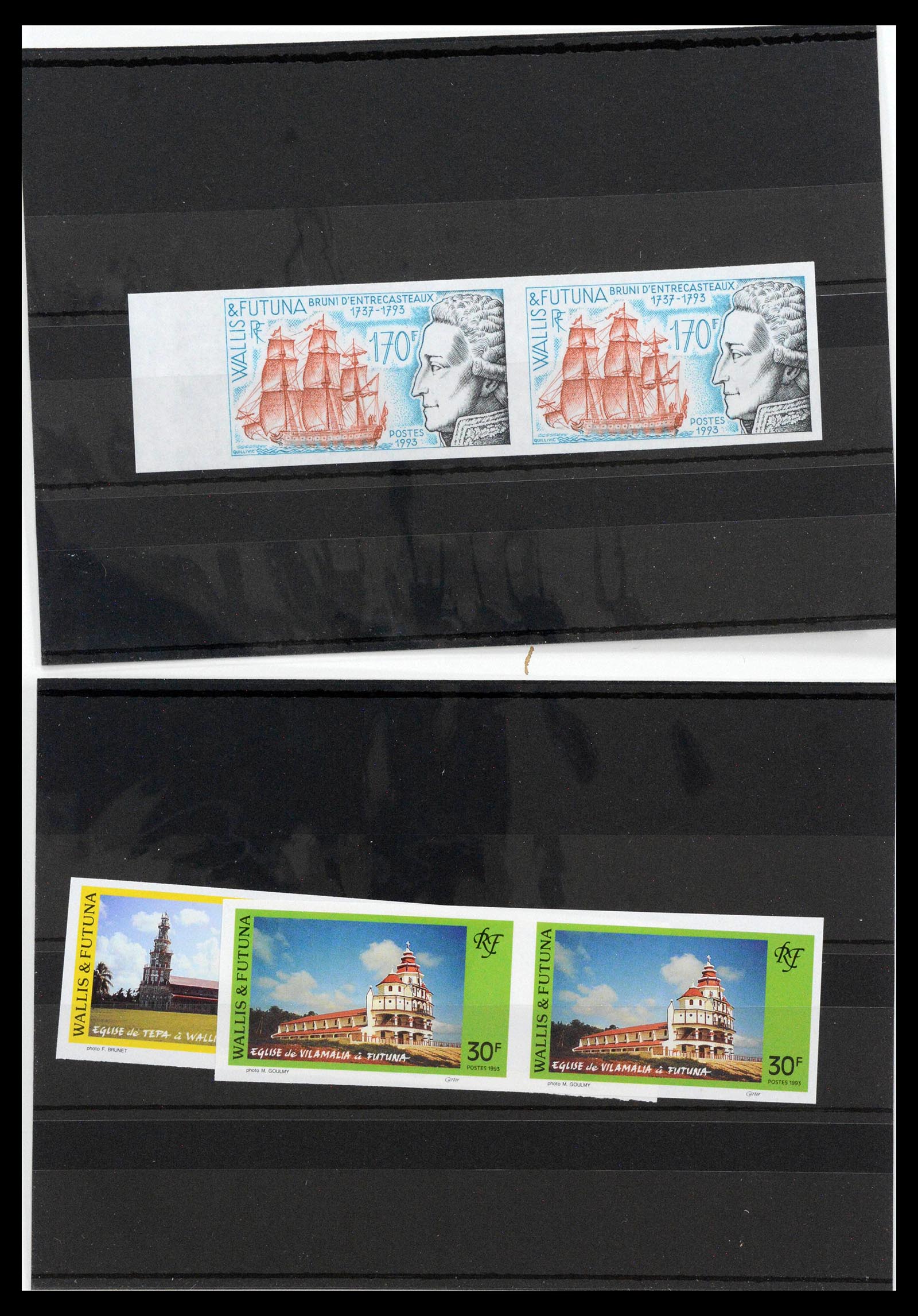 13139 0036 - Stamp collection 13139 Wallis et Futuna imperf 1977-1997.