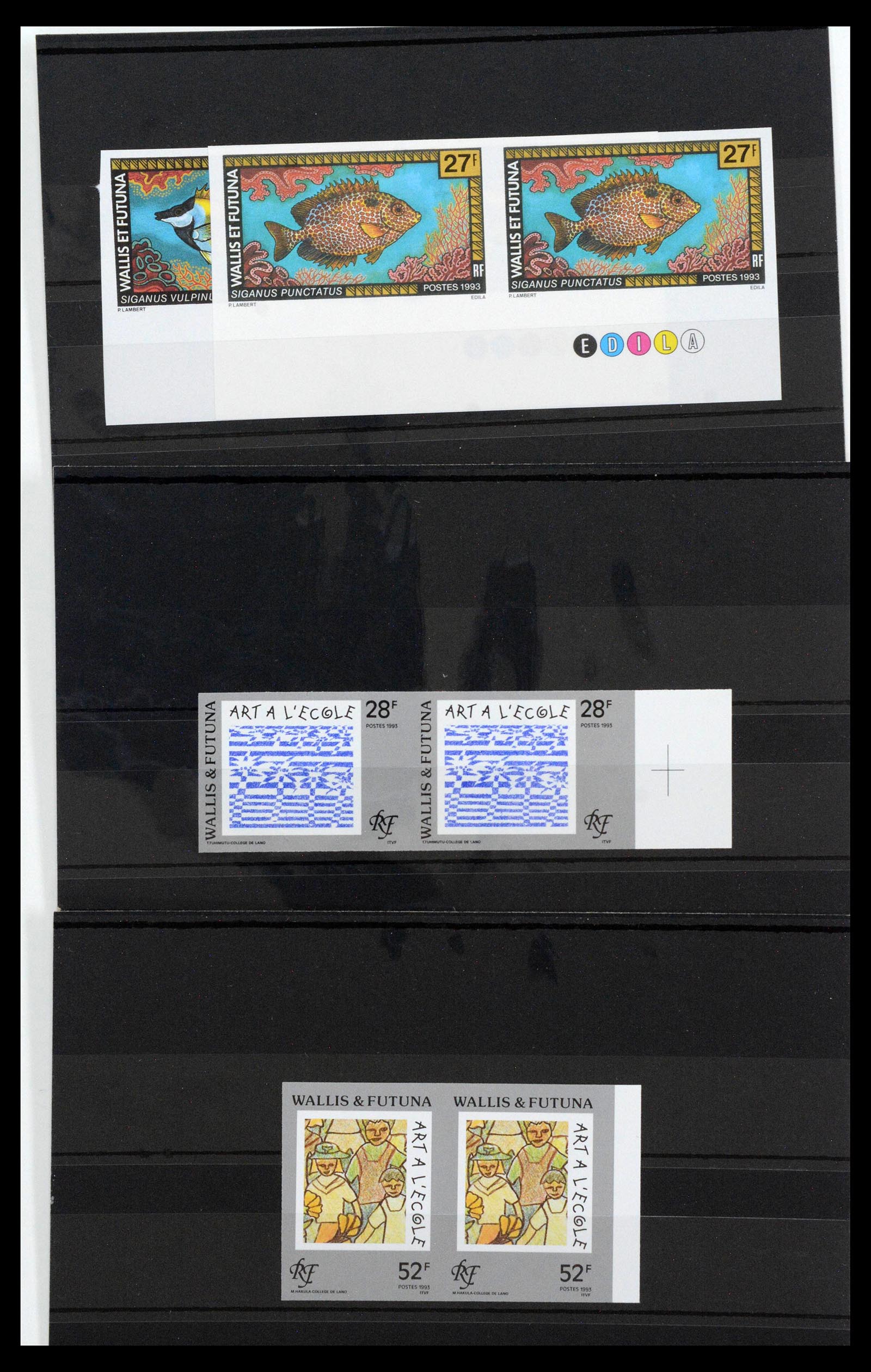13139 0037 - Postzegelverzameling 13139 Wallis et Futuna ongetand 1977-1997,