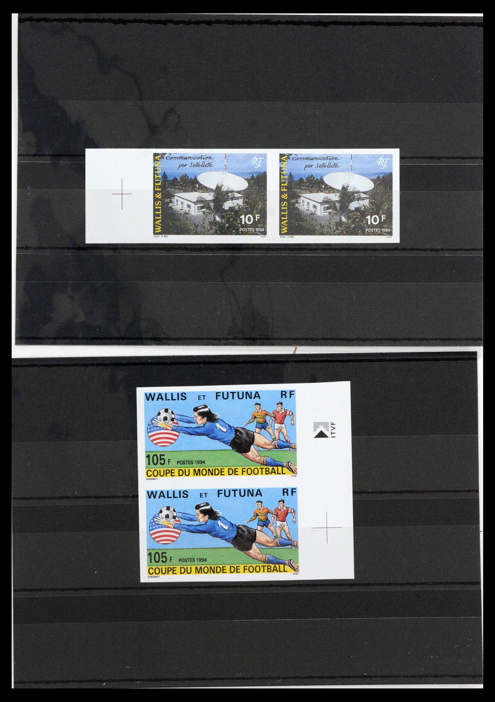 13139 0039 - Postzegelverzameling 13139 Wallis et Futuna ongetand 1977-1997,