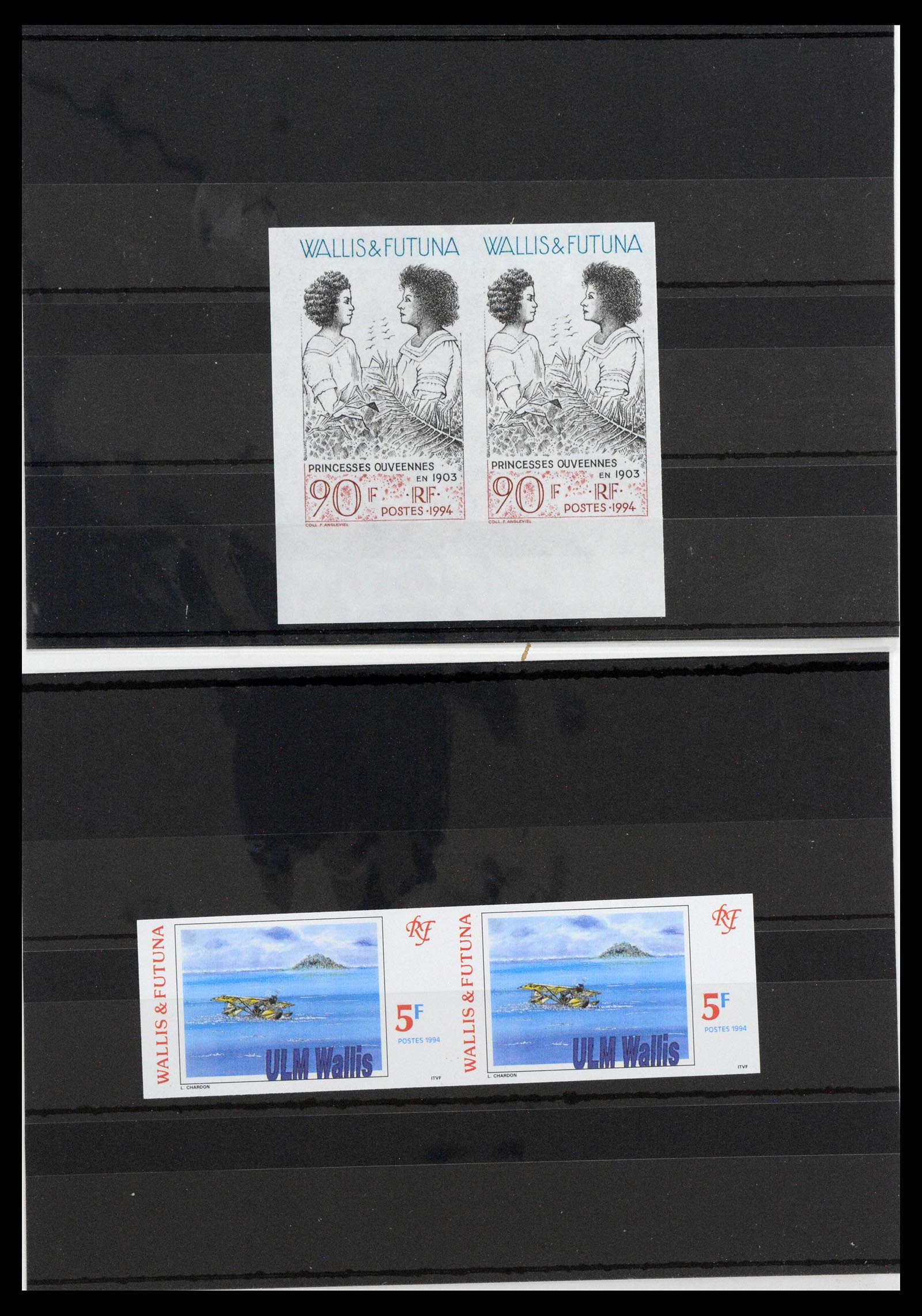 13139 0040 - Postzegelverzameling 13139 Wallis et Futuna ongetand 1977-1997,