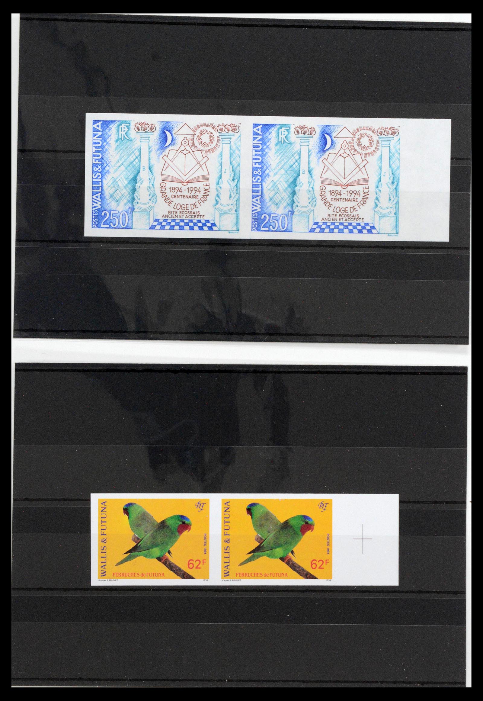 13139 0042 - Postzegelverzameling 13139 Wallis et Futuna ongetand 1977-1997,