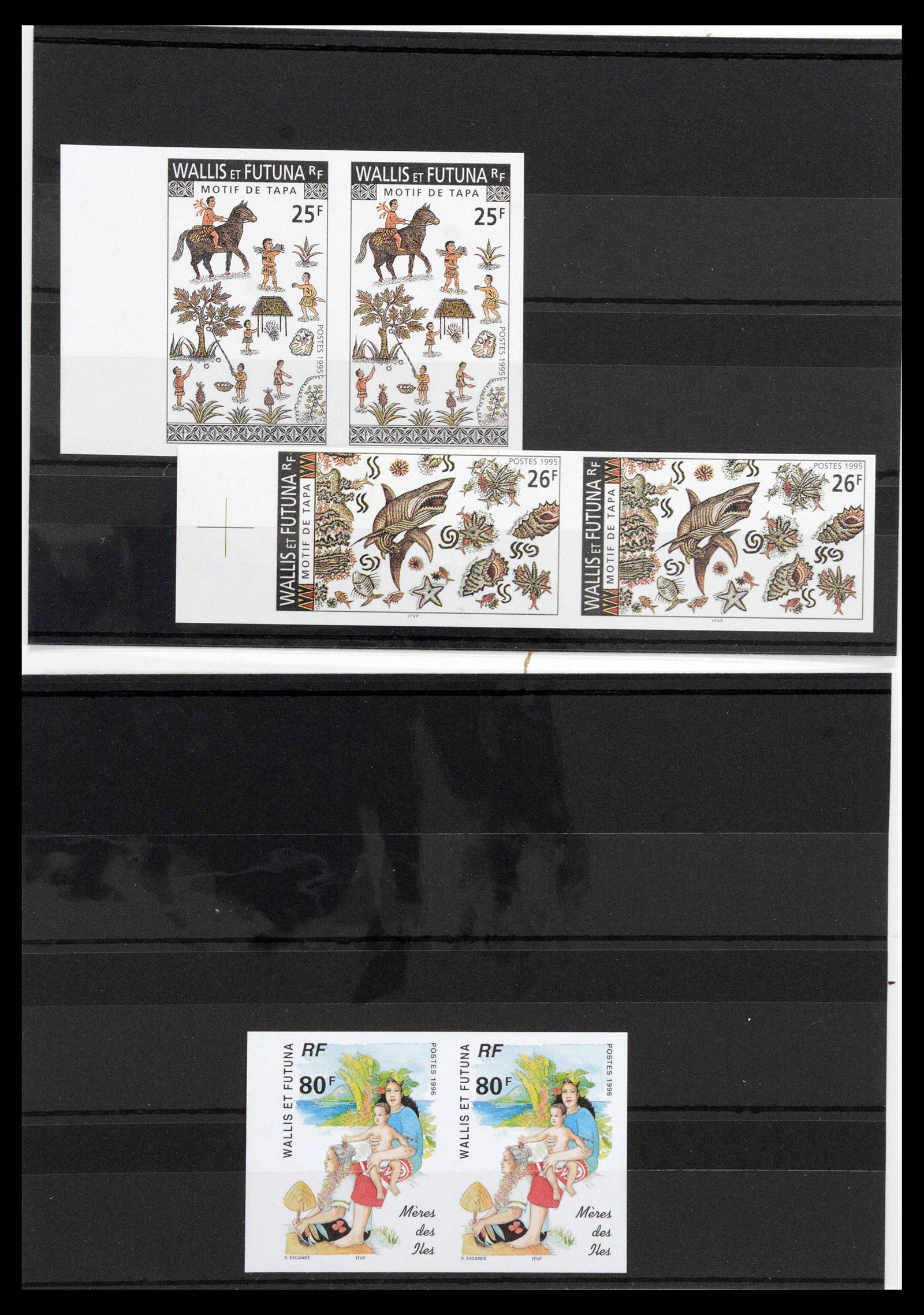 13139 0046 - Postzegelverzameling 13139 Wallis et Futuna ongetand 1977-1997,