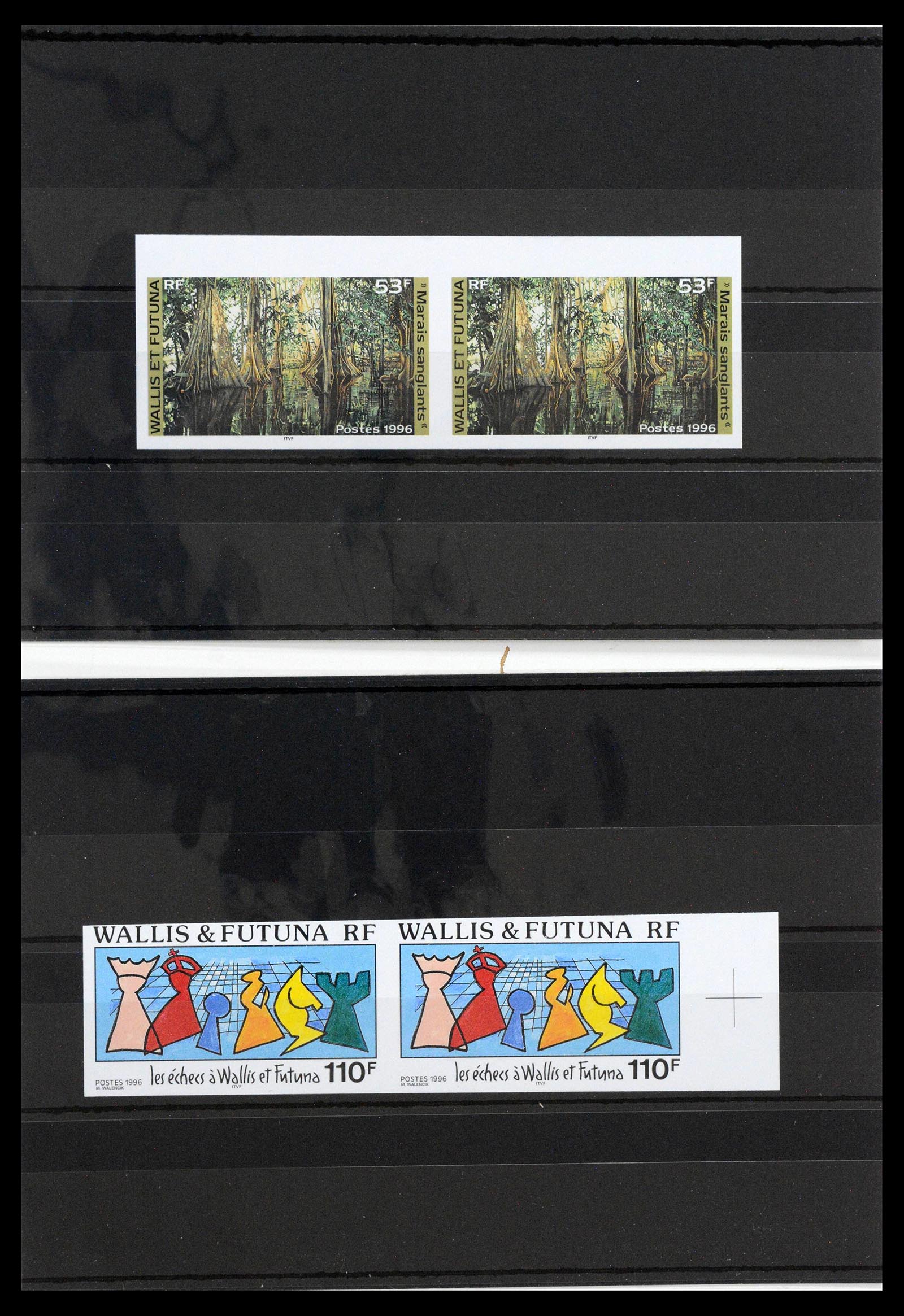 13139 0048 - Postzegelverzameling 13139 Wallis et Futuna ongetand 1977-1997,