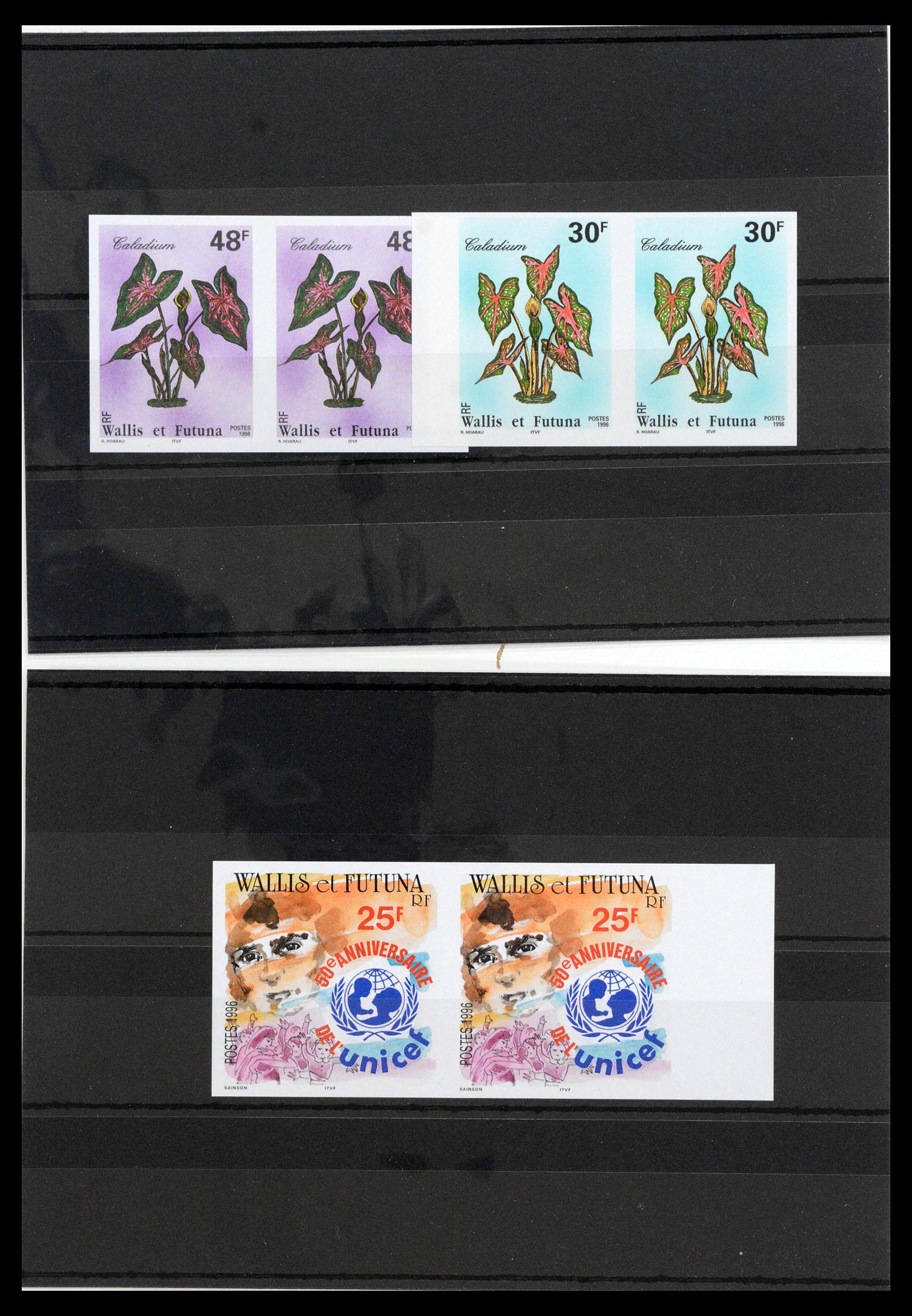 13139 0049 - Stamp collection 13139 Wallis et Futuna imperf 1977-1997.