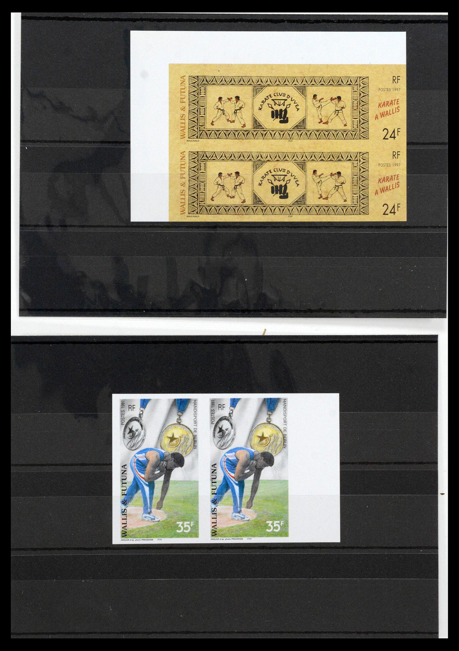 13139 0053 - Postzegelverzameling 13139 Wallis et Futuna ongetand 1977-1997,