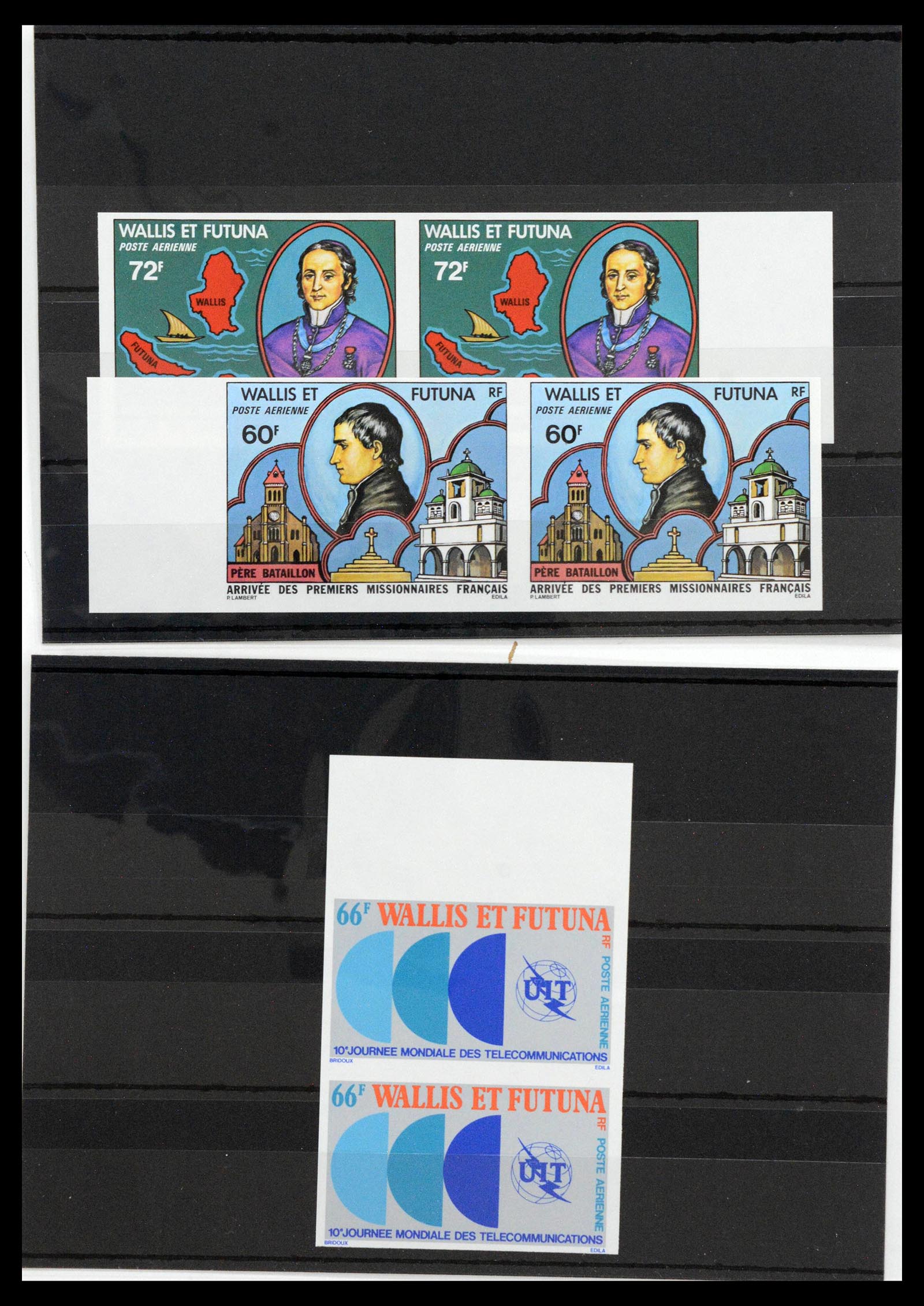 13139 0055 - Postzegelverzameling 13139 Wallis et Futuna ongetand 1977-1997,