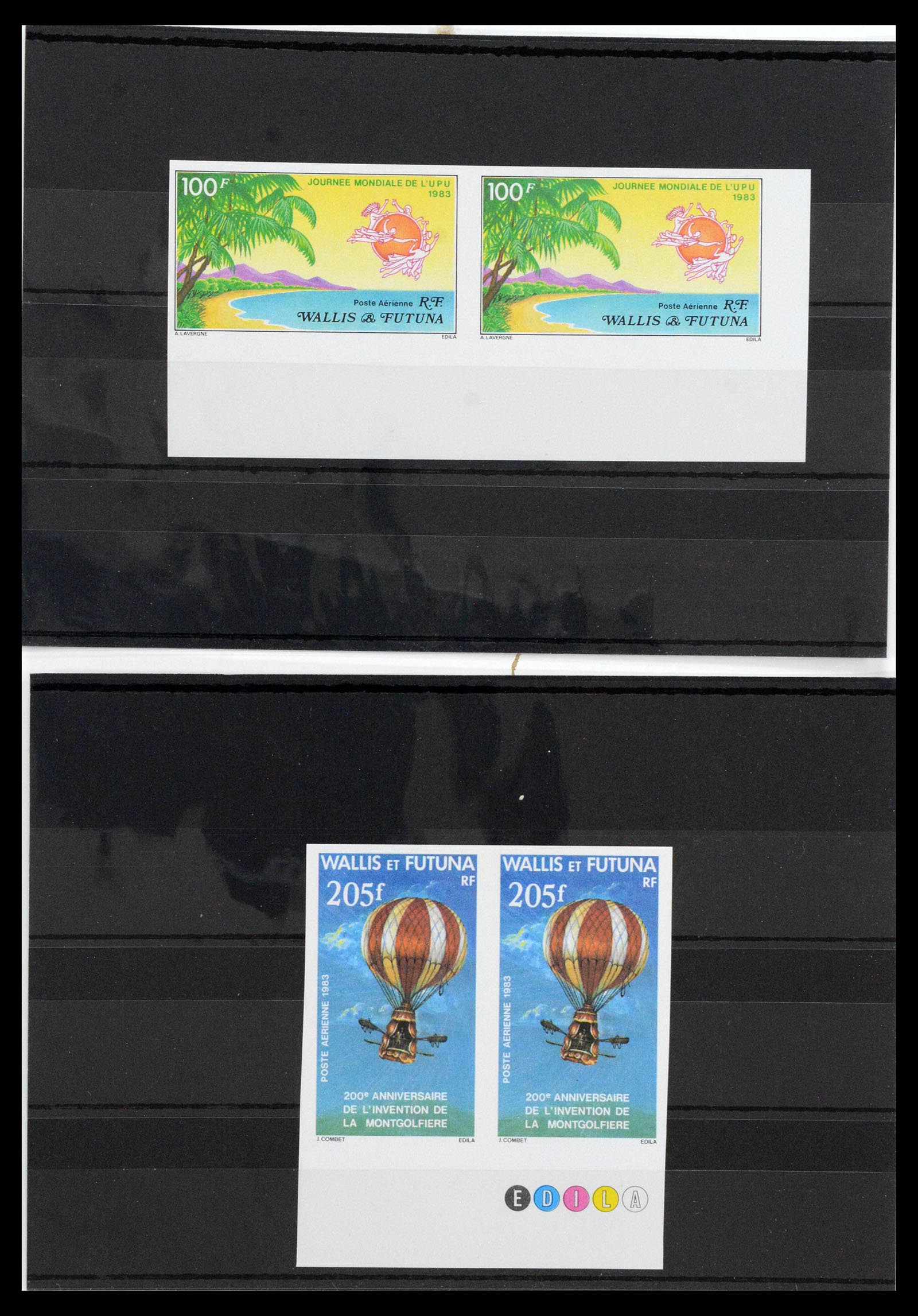 13139 0061 - Postzegelverzameling 13139 Wallis et Futuna ongetand 1977-1997,
