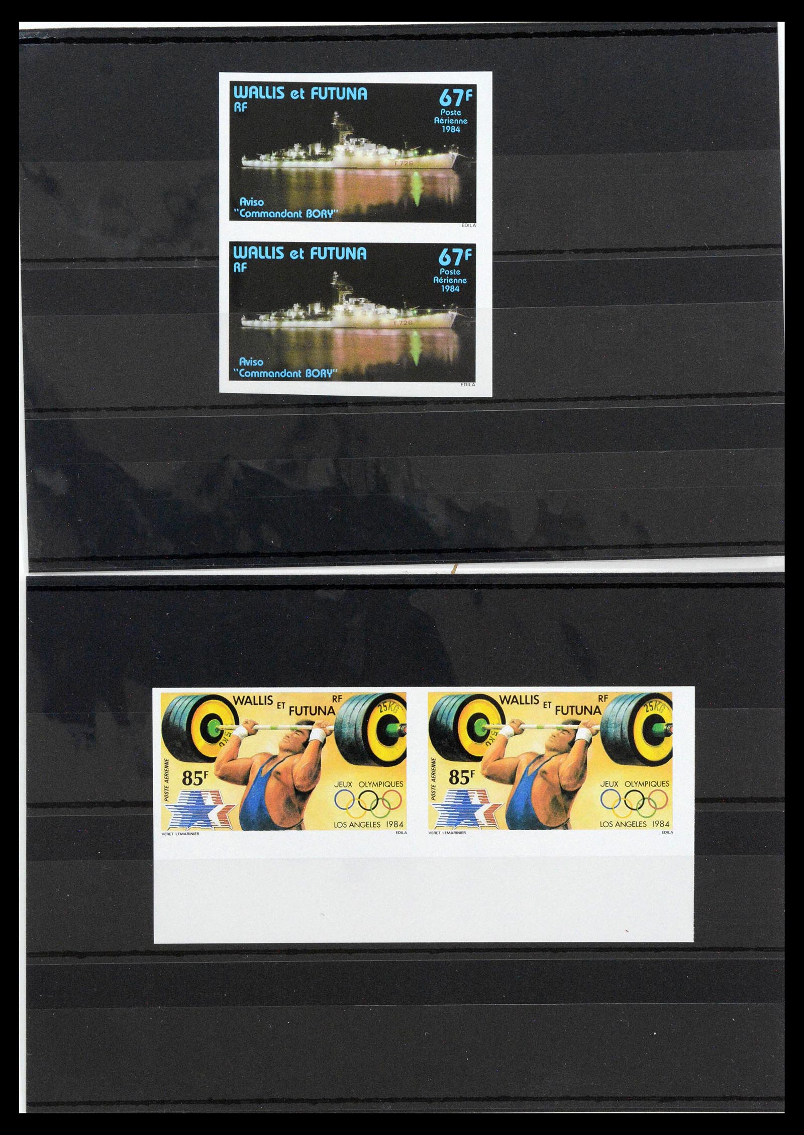 13139 0062 - Postzegelverzameling 13139 Wallis et Futuna ongetand 1977-1997,