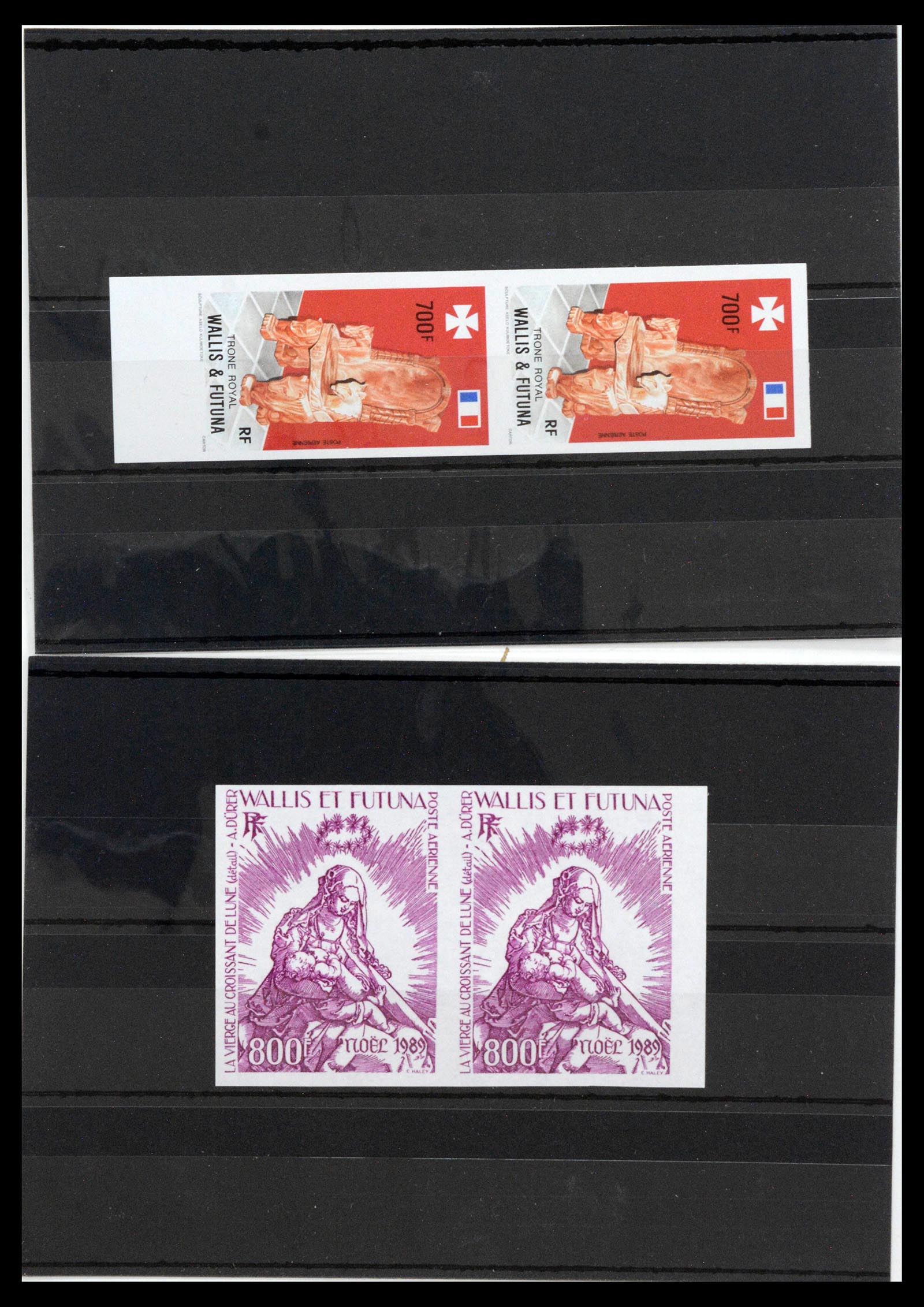 13139 0067 - Postzegelverzameling 13139 Wallis et Futuna ongetand 1977-1997,