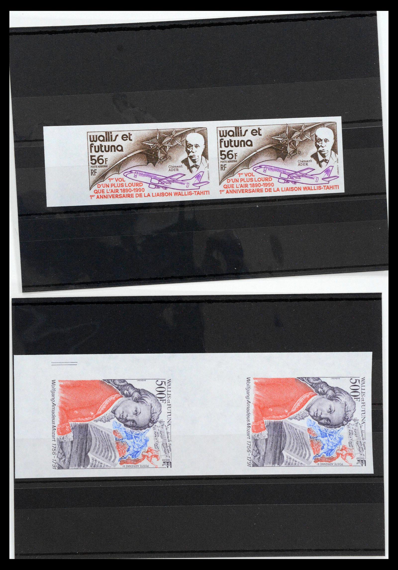 13139 0068 - Postzegelverzameling 13139 Wallis et Futuna ongetand 1977-1997,