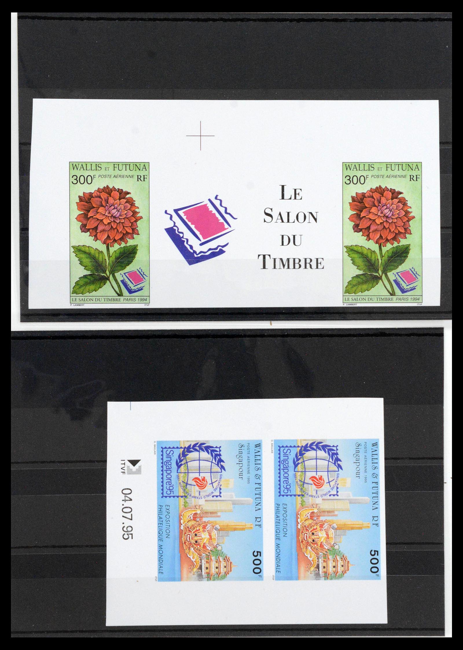 13139 0072 - Postzegelverzameling 13139 Wallis et Futuna ongetand 1977-1997,