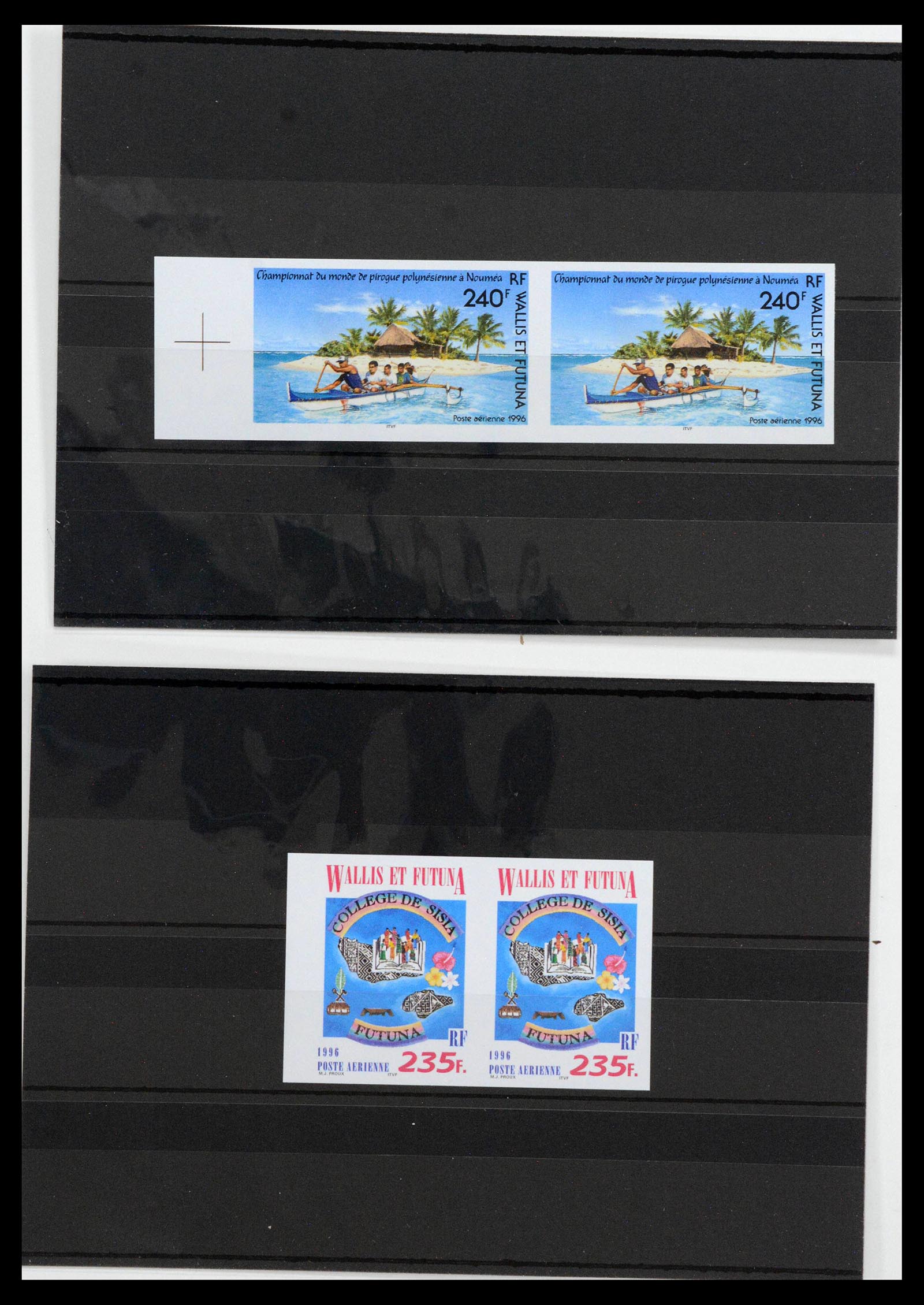 13139 0074 - Postzegelverzameling 13139 Wallis et Futuna ongetand 1977-1997,