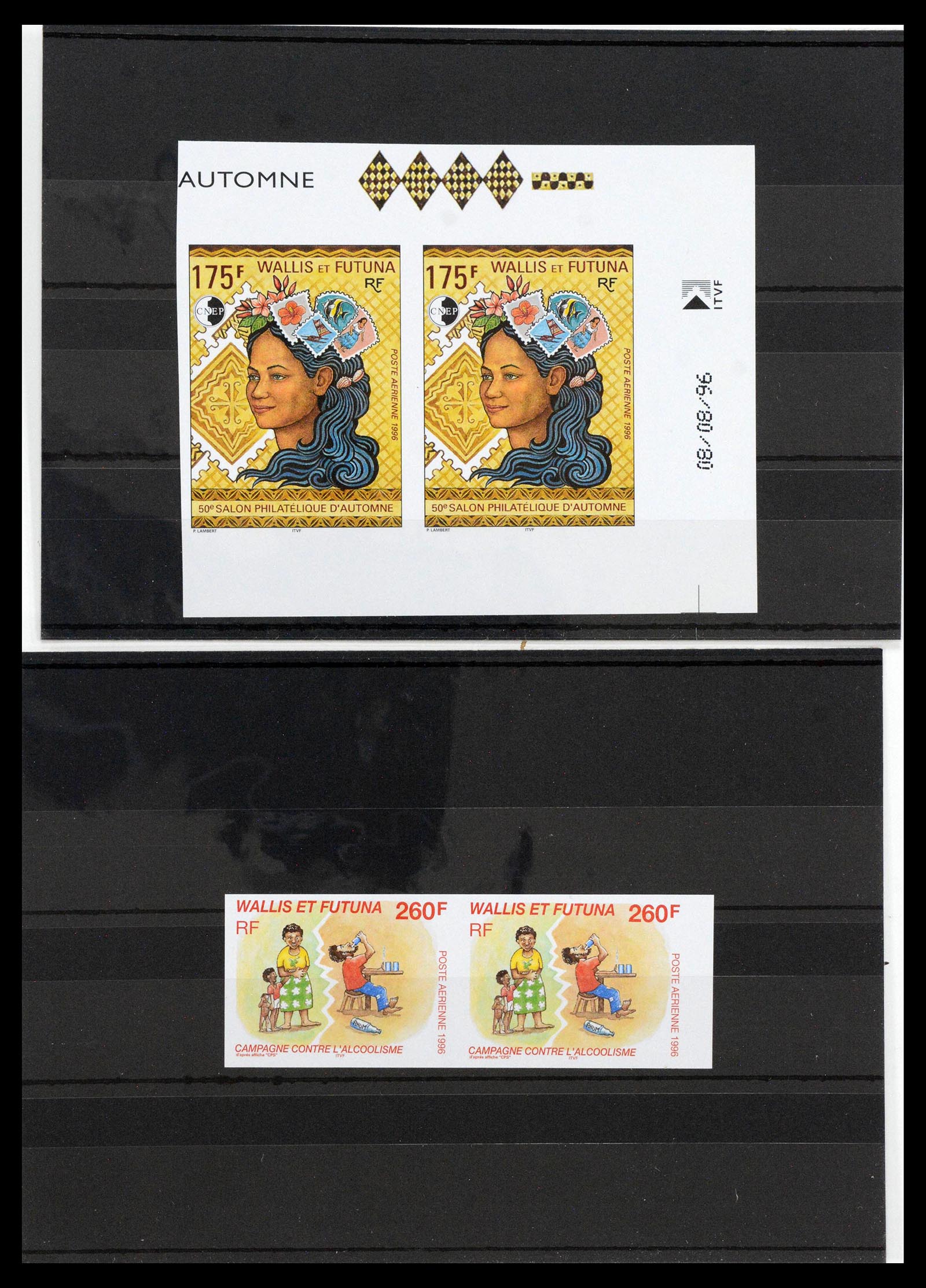 13139 0076 - Postzegelverzameling 13139 Wallis et Futuna ongetand 1977-1997,