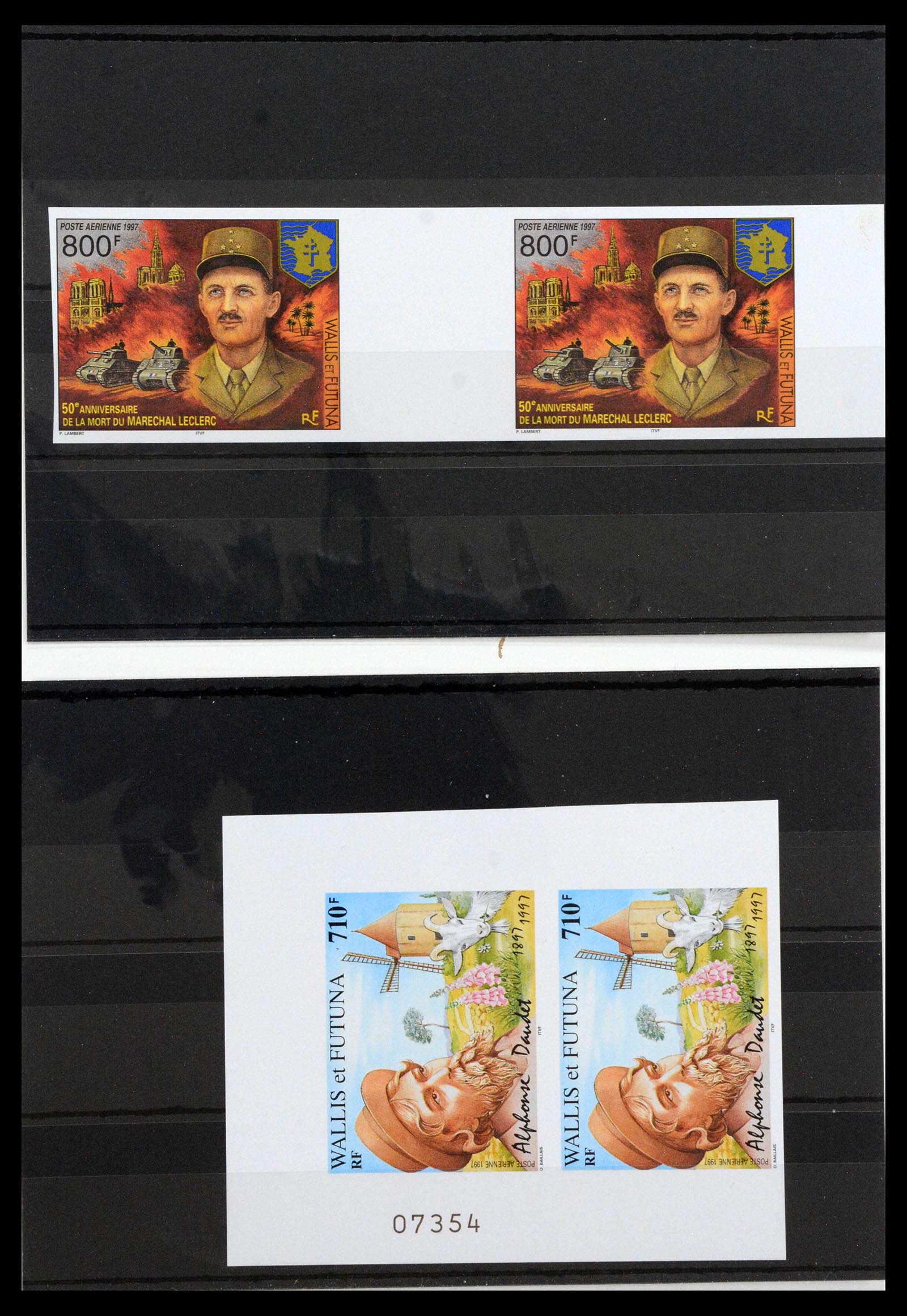 13139 0079 - Postzegelverzameling 13139 Wallis et Futuna ongetand 1977-1997,