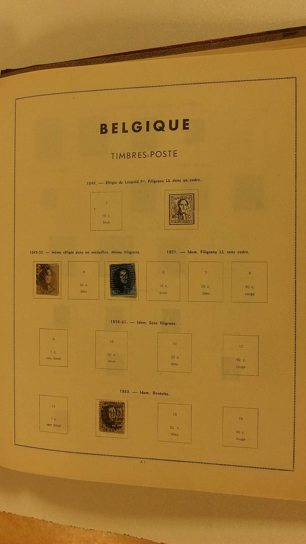 18745 001 - 18745 België 1850-1947.