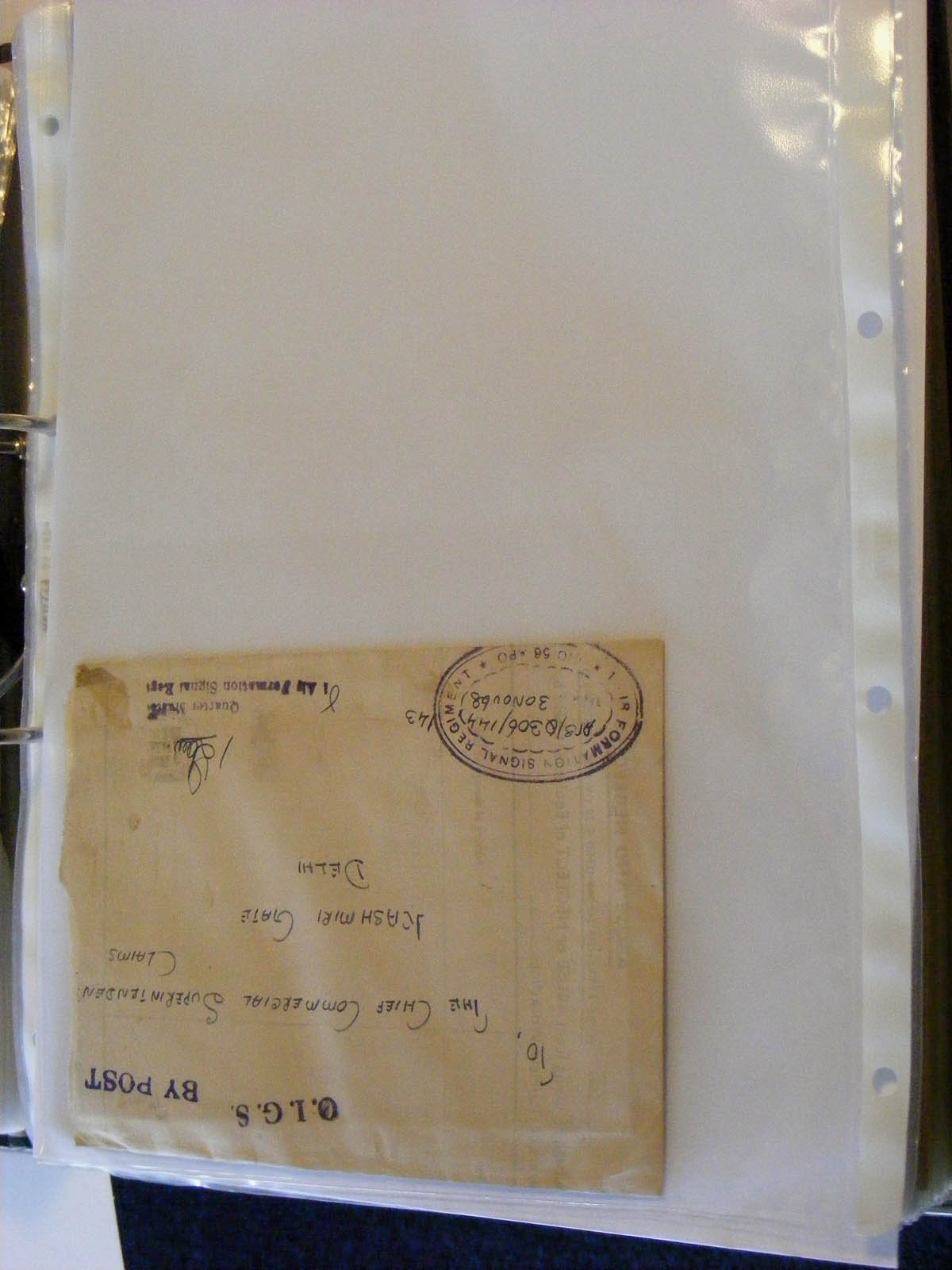 19584-1 076 - 19584 India dienst brieven.