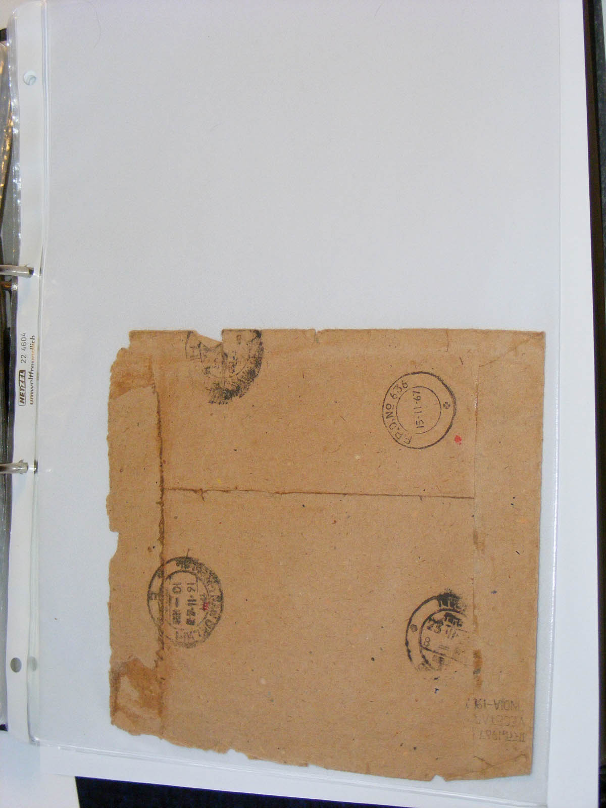 19584-1 085 - 19584 India dienst brieven.