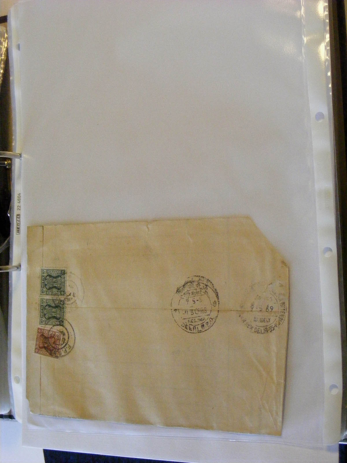 19584-1 094 - 19584 India service covers.