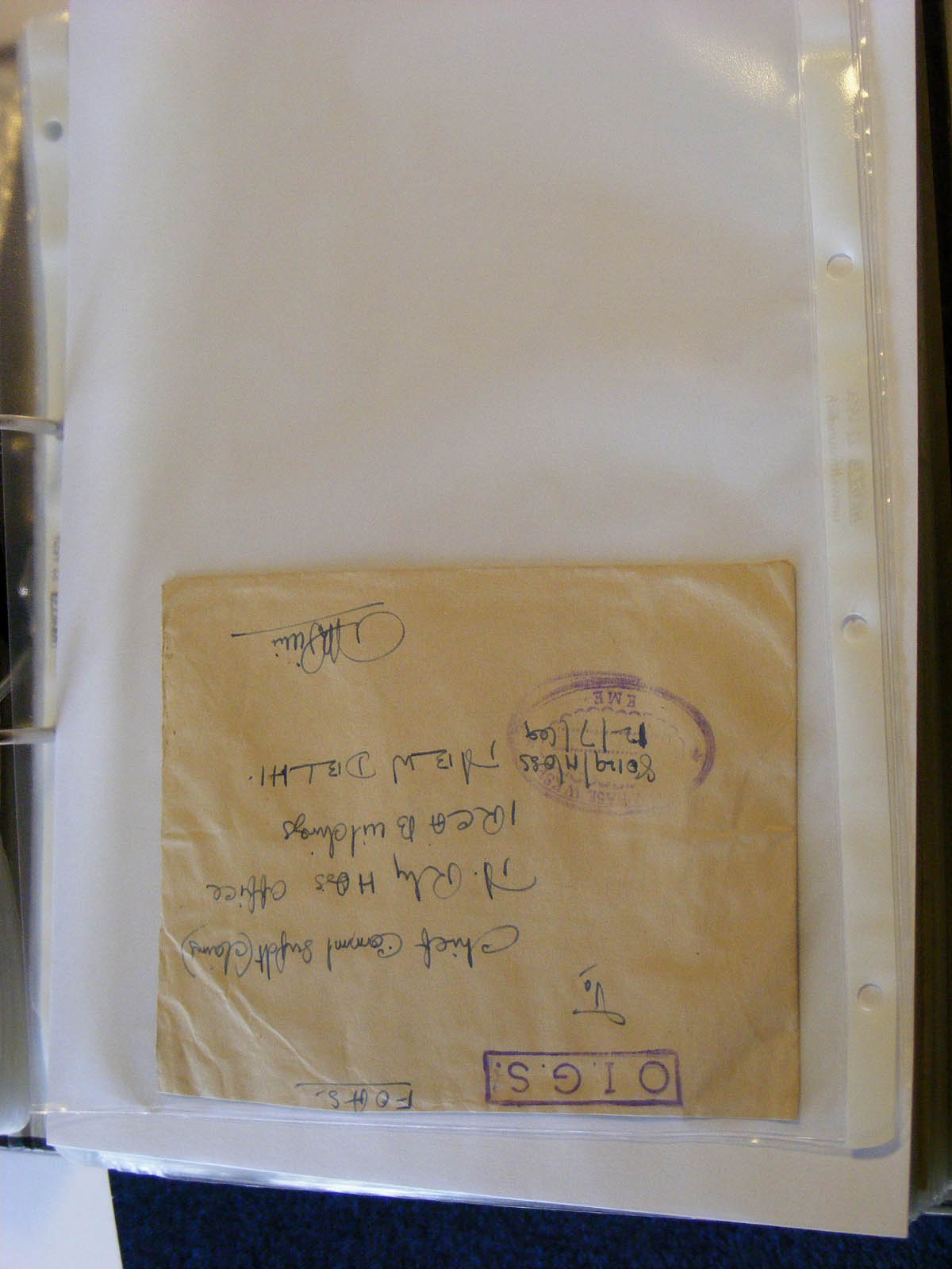19584-1 102 - 19584 India dienst brieven.