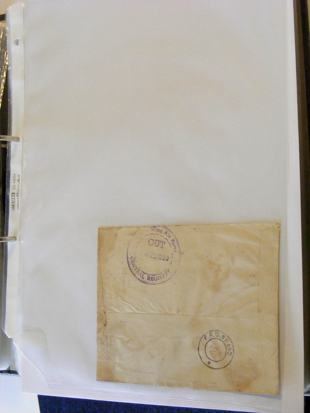 19584-1 105 - 19584 India dienst brieven.
