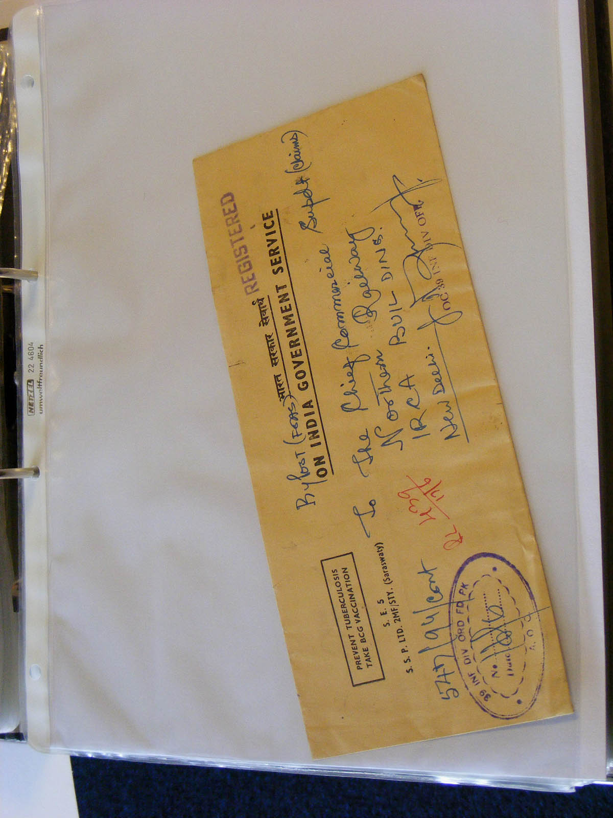 19584-1 115 - 19584 India dienst brieven.