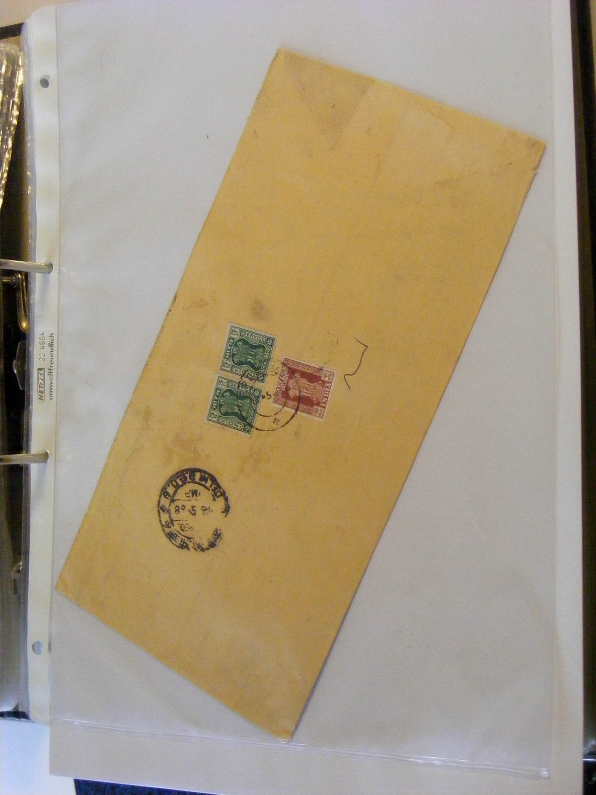 19584-1 157 - 19584 India dienst brieven.