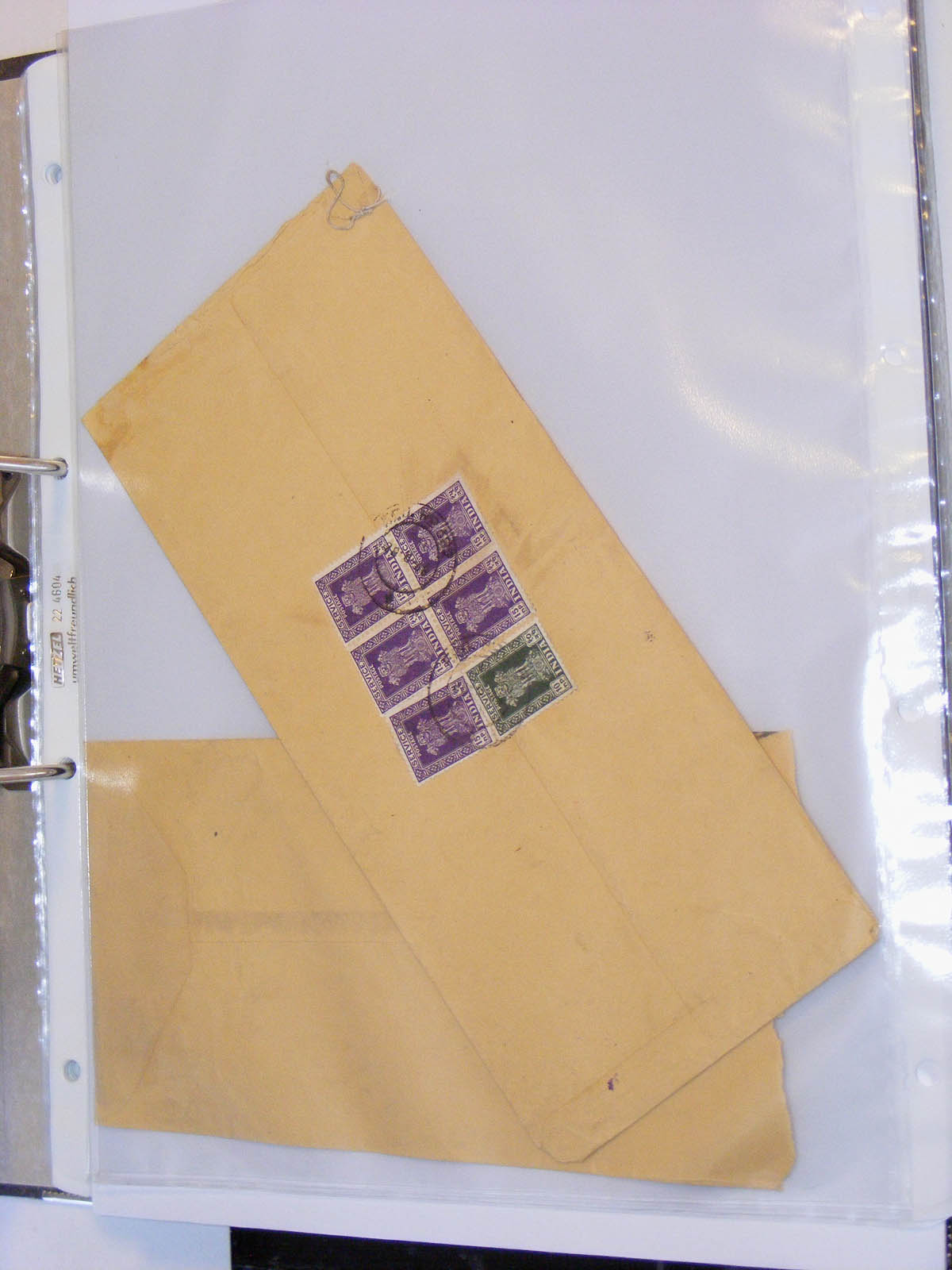 19584-2 228 - 19584 India dienst brieven.