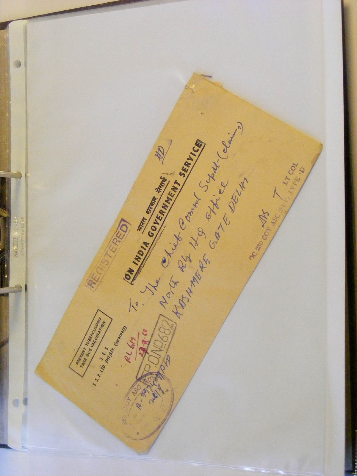 19584-2 229 - 19584 India dienst brieven.