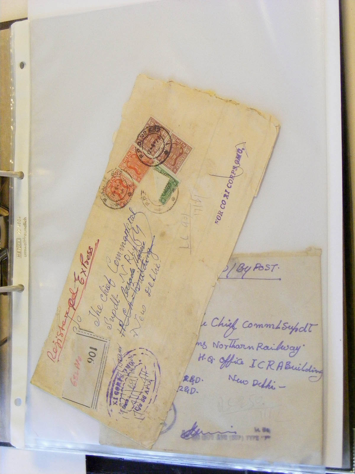 19584-2 235 - 19584 India dienst brieven.