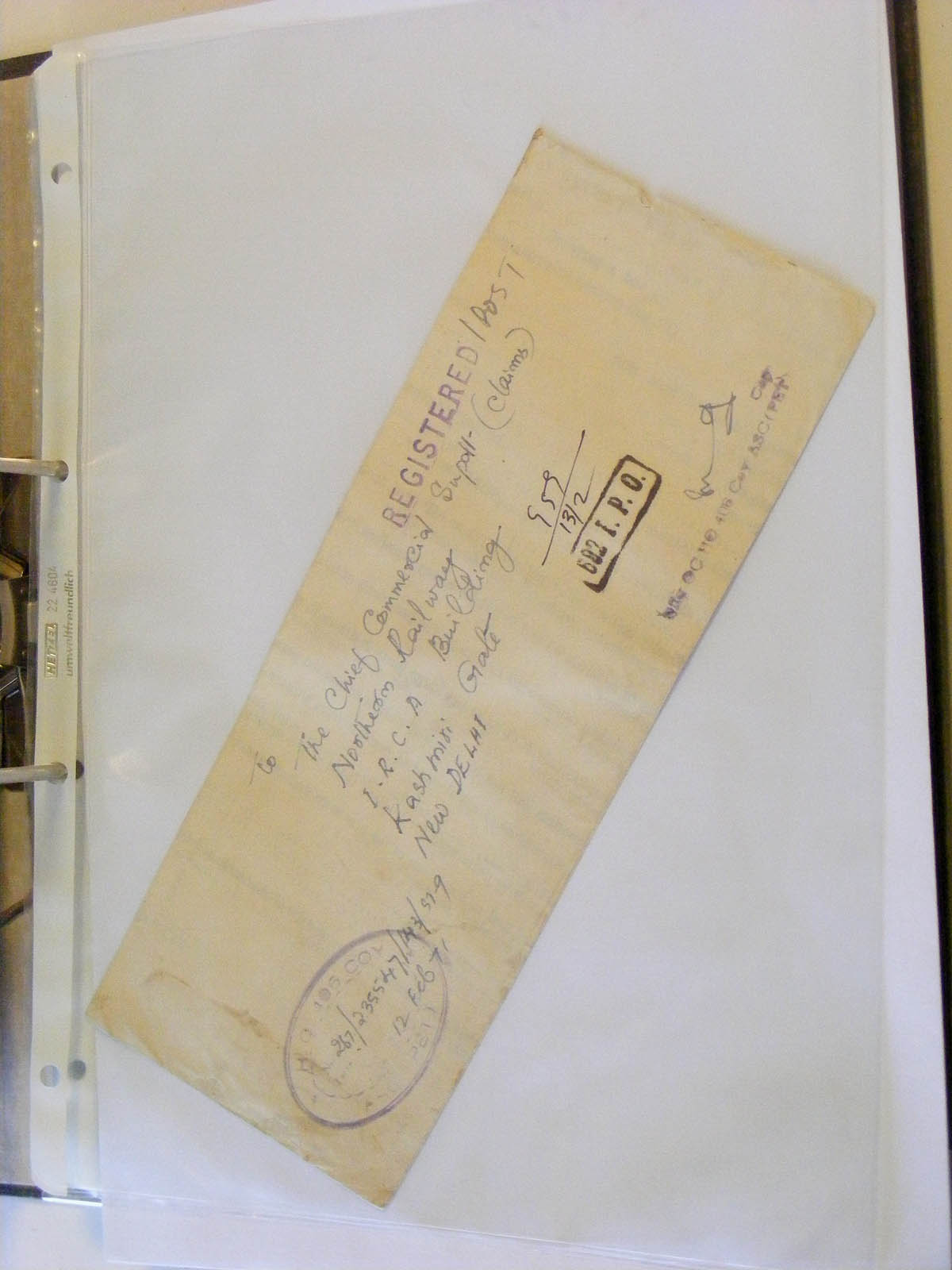 19584-2 245 - 19584 India dienst brieven.