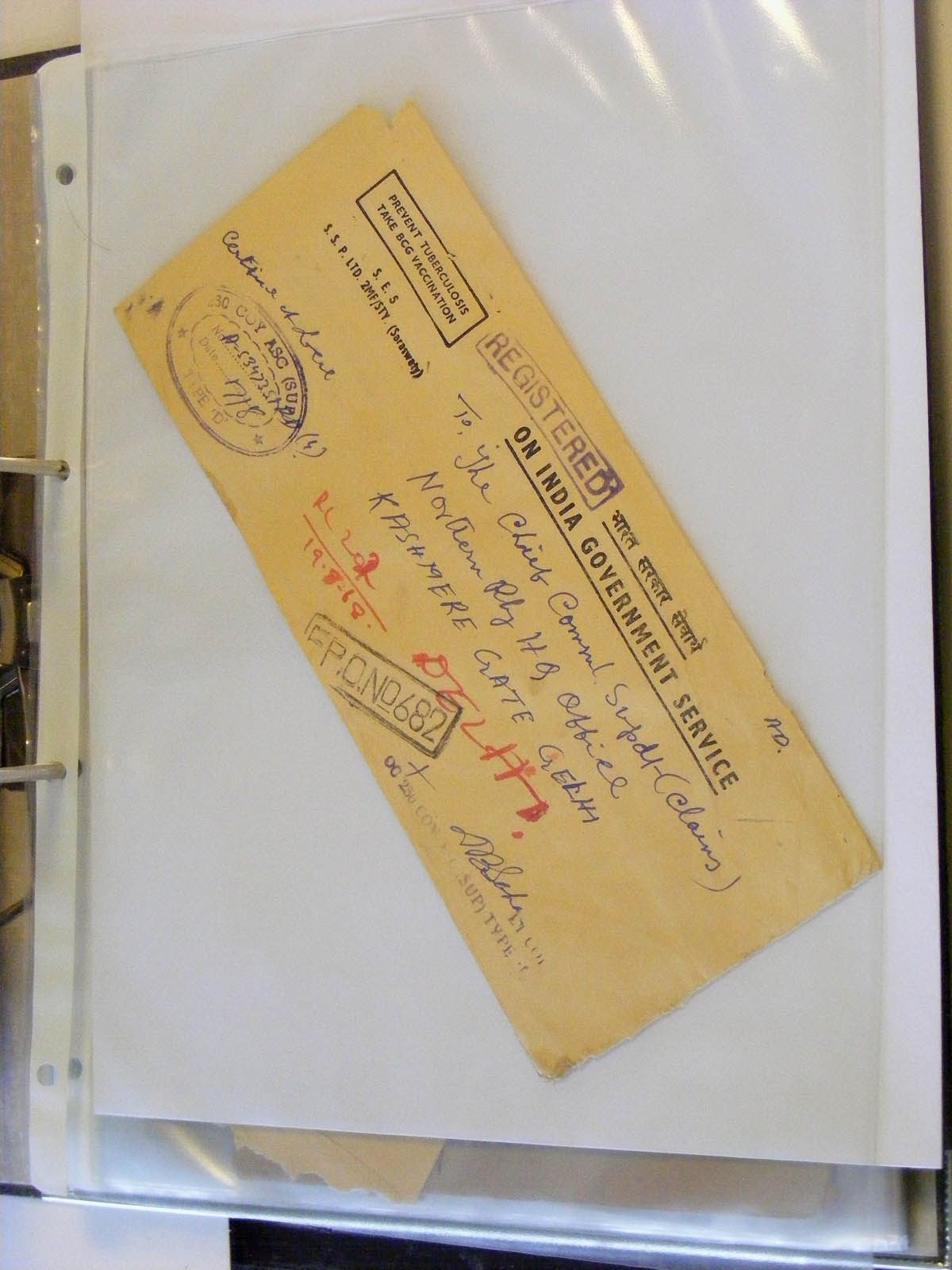 19584-2 247 - 19584 India dienst brieven.