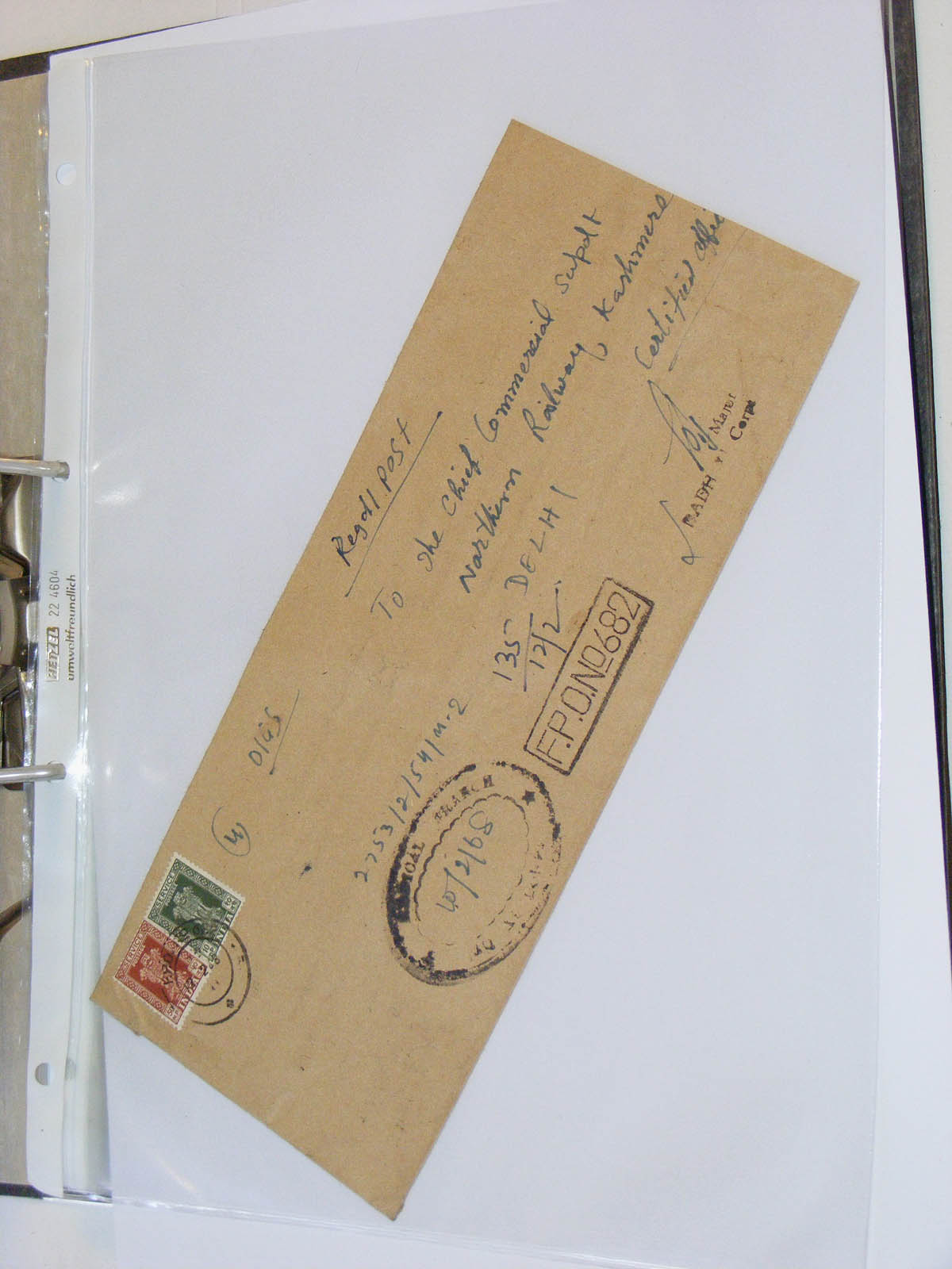 19584-2 251 - 19584 India dienst brieven.