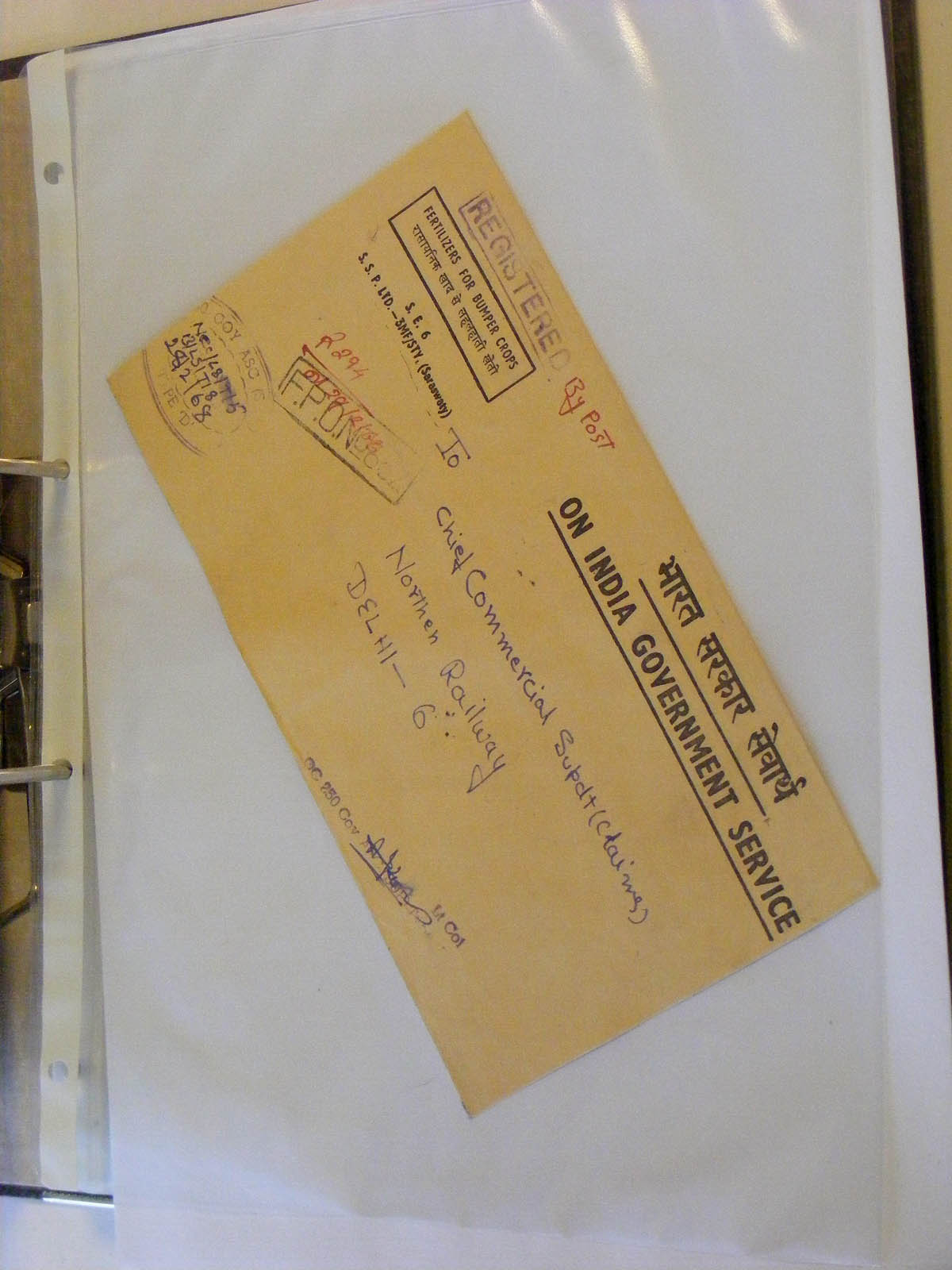 19584-2 257 - 19584 India dienst brieven.
