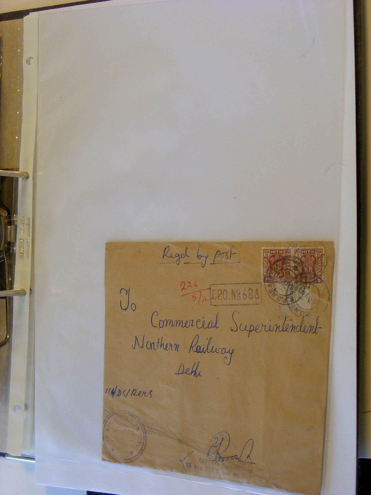 19584-2 277 - 19584 India dienst brieven.