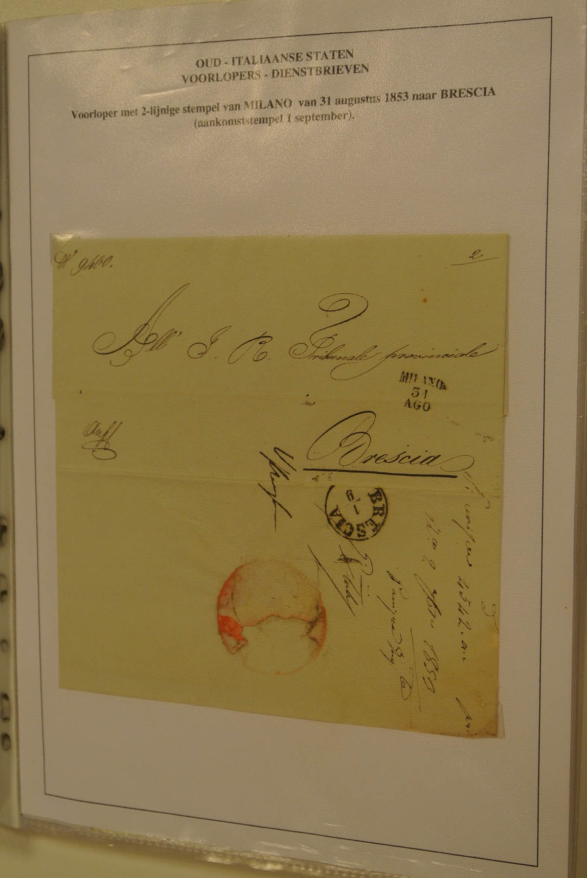 20368 005 - 20368 Italië Poststukken 1843-1865.